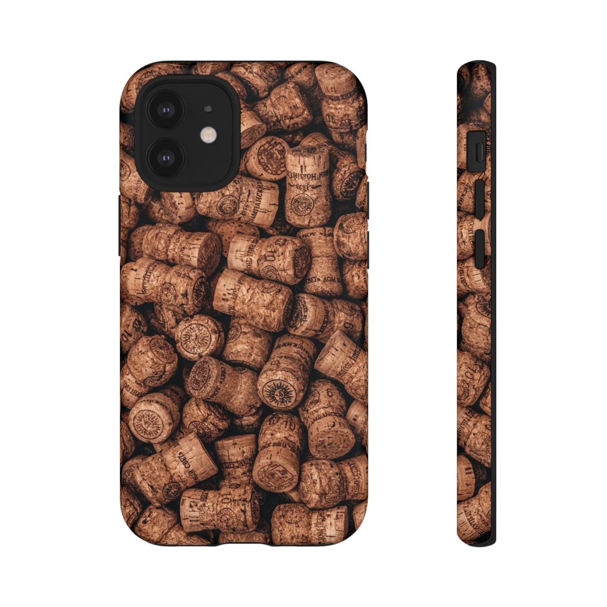 Cork Pattern Phone Case - Eco-Friendly, Vintage Style, Rustic Gifts for Wine Lovers, Housewarming, Birthday, Unique Gift - FORMO
