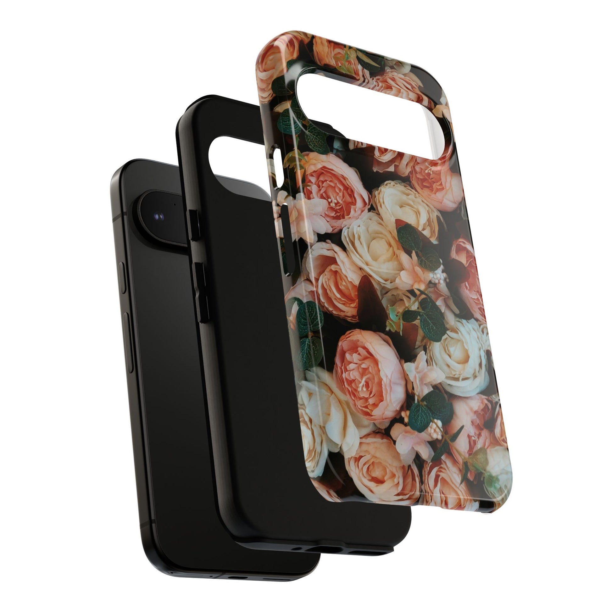 Floral Phone Case - Tough Cases, Rose Design, Floral Protection, Gift for Her, Cute Mobile Cover, Eco-Friendly Case - FORMO