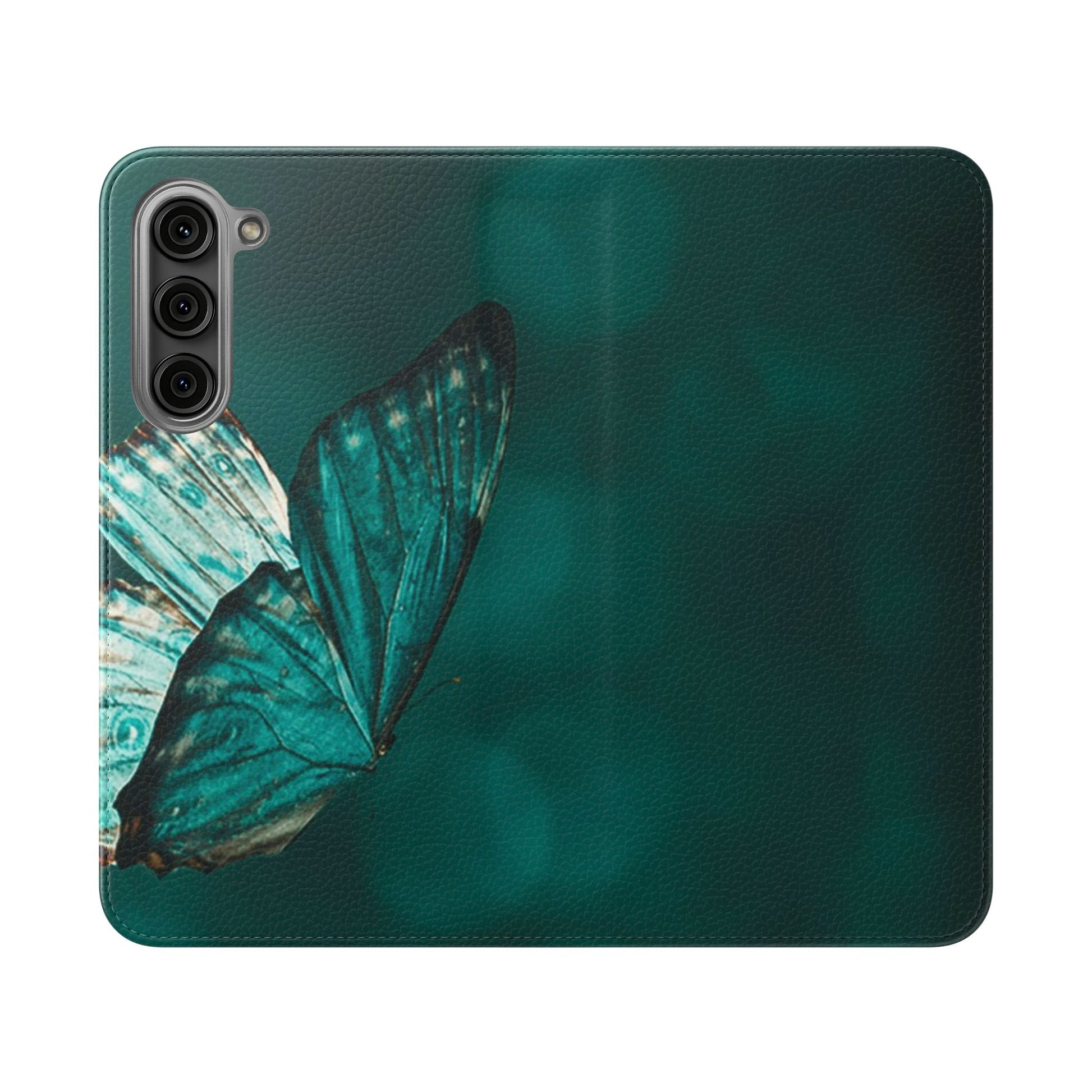 Butterfly Flip Case - Elegant Phone Wallet Cover, Nature Lovers, Gift for Her, Sustainable Fashion, Personalized Mobile Accessory - FORMO