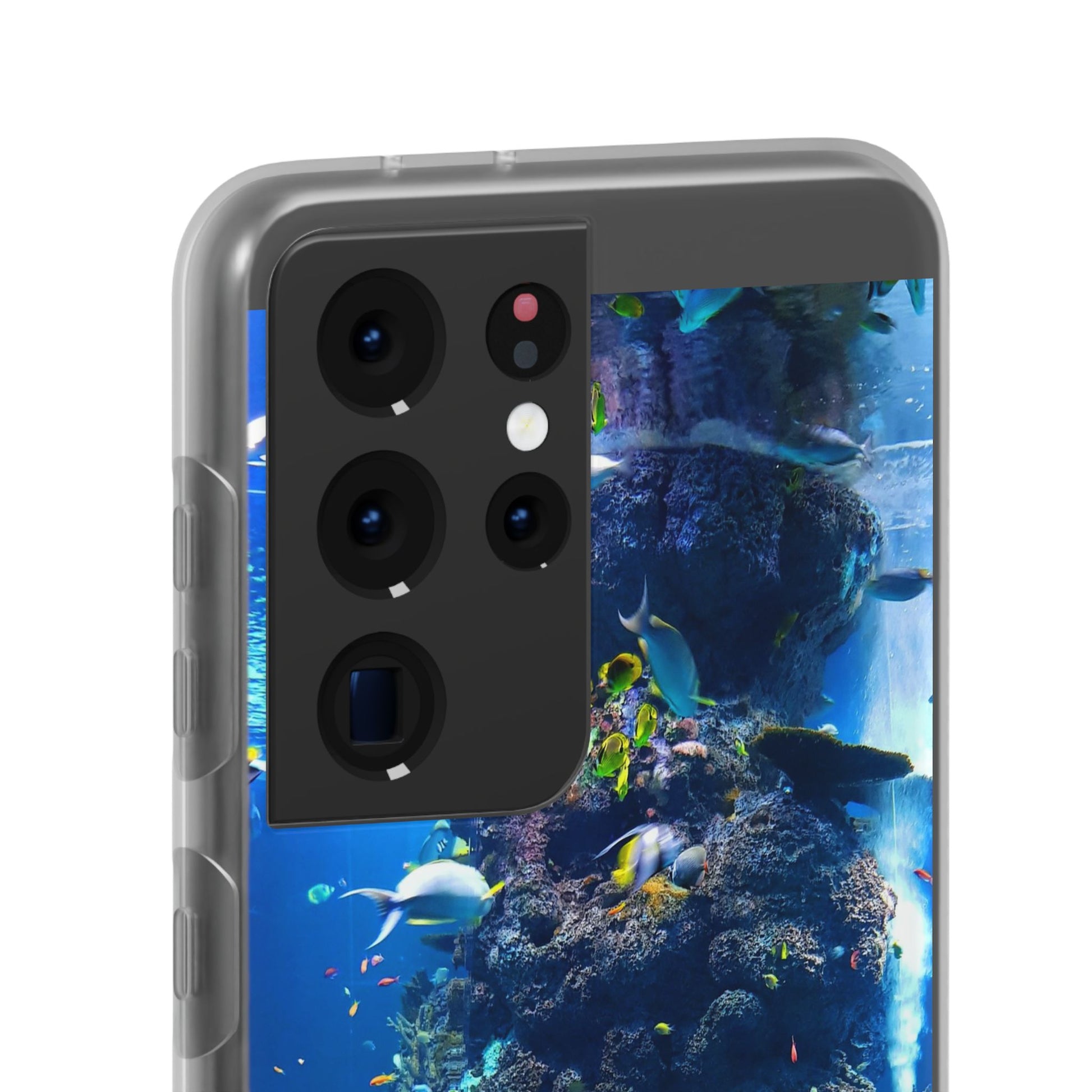 Underwater Paradise Phone Case, Flexible Mobile Cover, Ocean Lover Gift, Marine Life, Beach Decor, Sea Life Accessories - FORMO