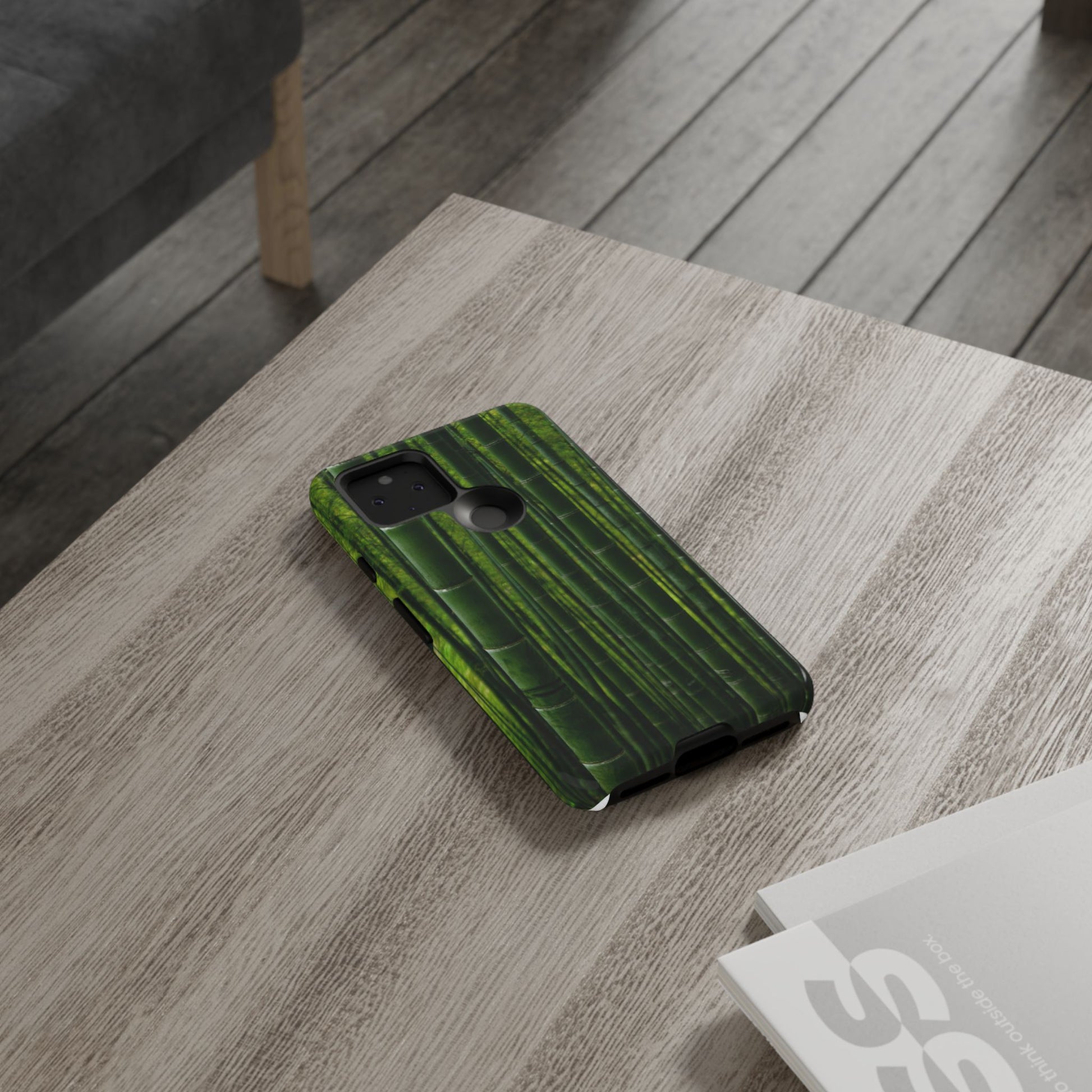 Bamboo Phone Case - Tough Cases, Nature Lover Gift, Eco-Friendly Phone Accessory, Greenery Design, Unique Smartphone Cover - FORMO