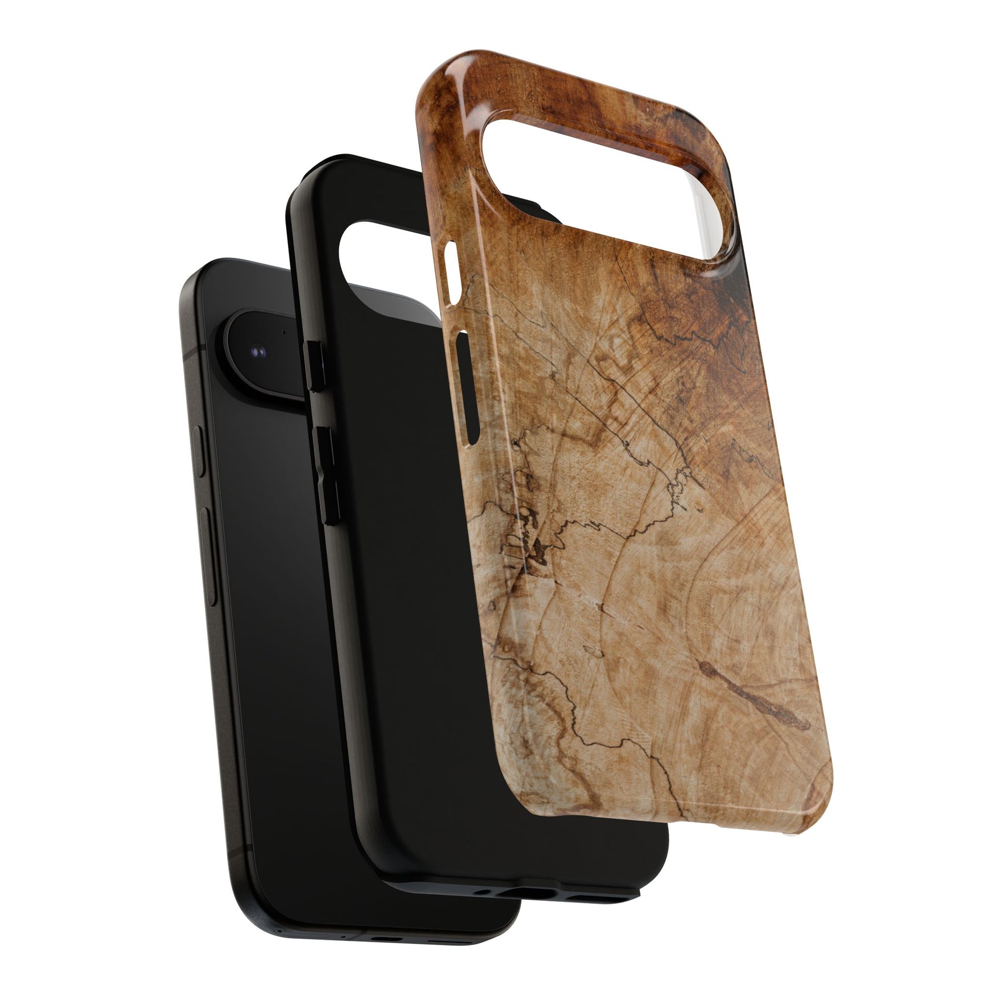 Woodland-Inspired Phone Case | Tough Cases, Natural Wood Grain Cover, Rustic Tech Accessory, Nature Lover Gift, Eco-Friendly - FORMO