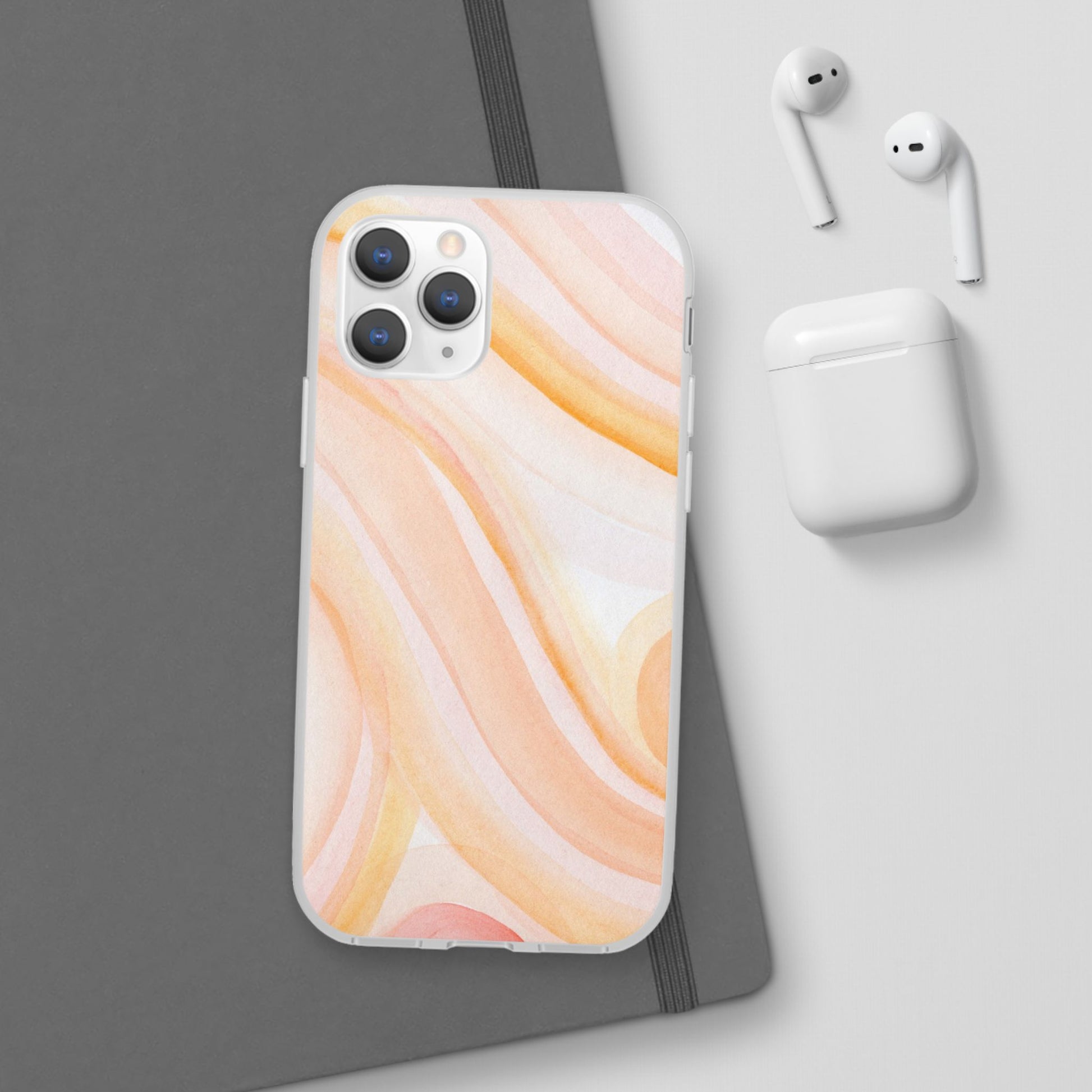 Aesthetic Phone Case, Soft Pastel Flexible Cover, Trendy Mobile Accessories, Gift for Her, Cute Phone Protection - FORMO