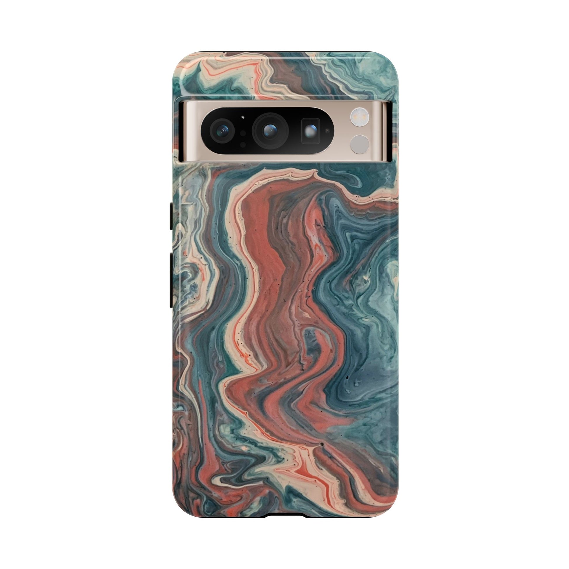 Artistic Phone Case, Tough Cases for Stylish Protection, Marble Design, Trendy Gift for Phone Lovers, Unique Cell Phone Accessory - FORMO