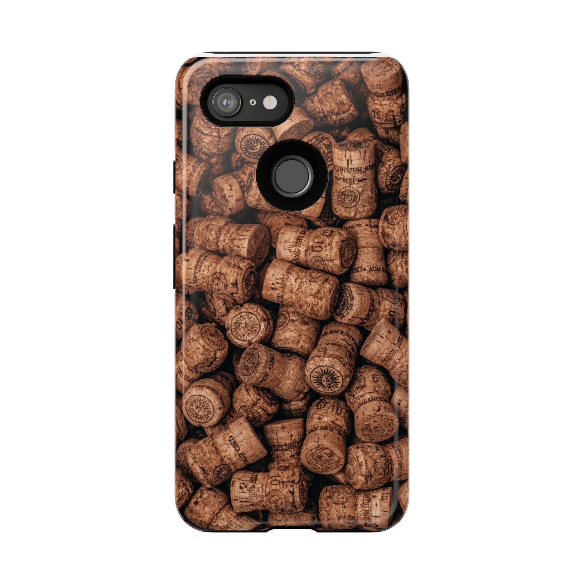 Cork Pattern Phone Case - Eco-Friendly, Vintage Style, Rustic Gifts for Wine Lovers, Housewarming, Birthday, Unique Gift - FORMO