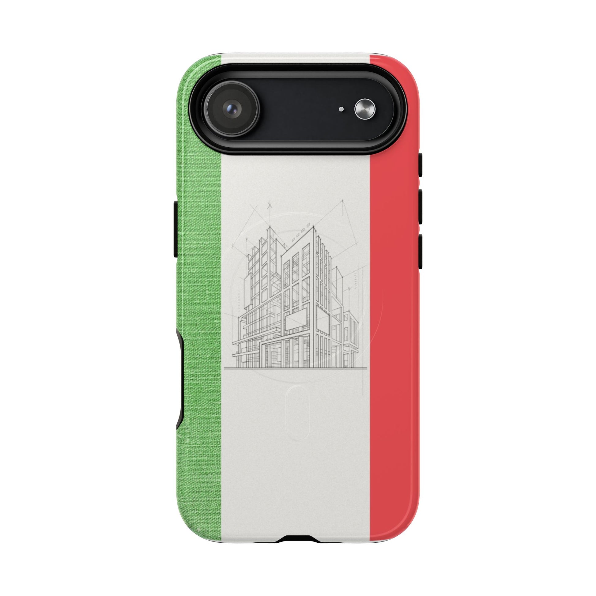 Italian Heritage Magnetic Phone Case, Stylish Phone Cover, Durable Magnet Case, Unique Gift for Travelers, Italian Culture Decor