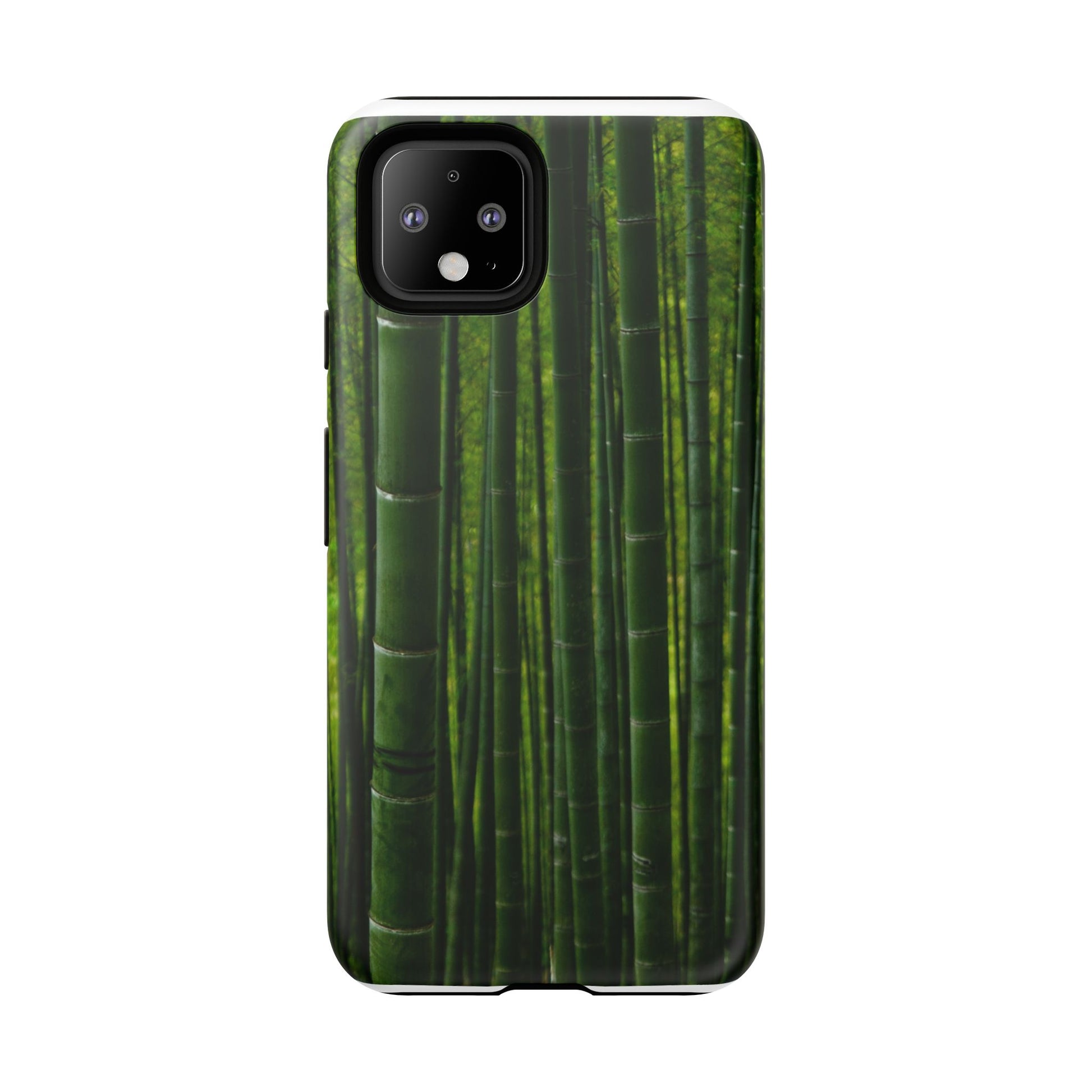 Bamboo Phone Case - Tough Cases, Nature Lover Gift, Eco-Friendly Phone Accessory, Greenery Design, Unique Smartphone Cover - FORMO