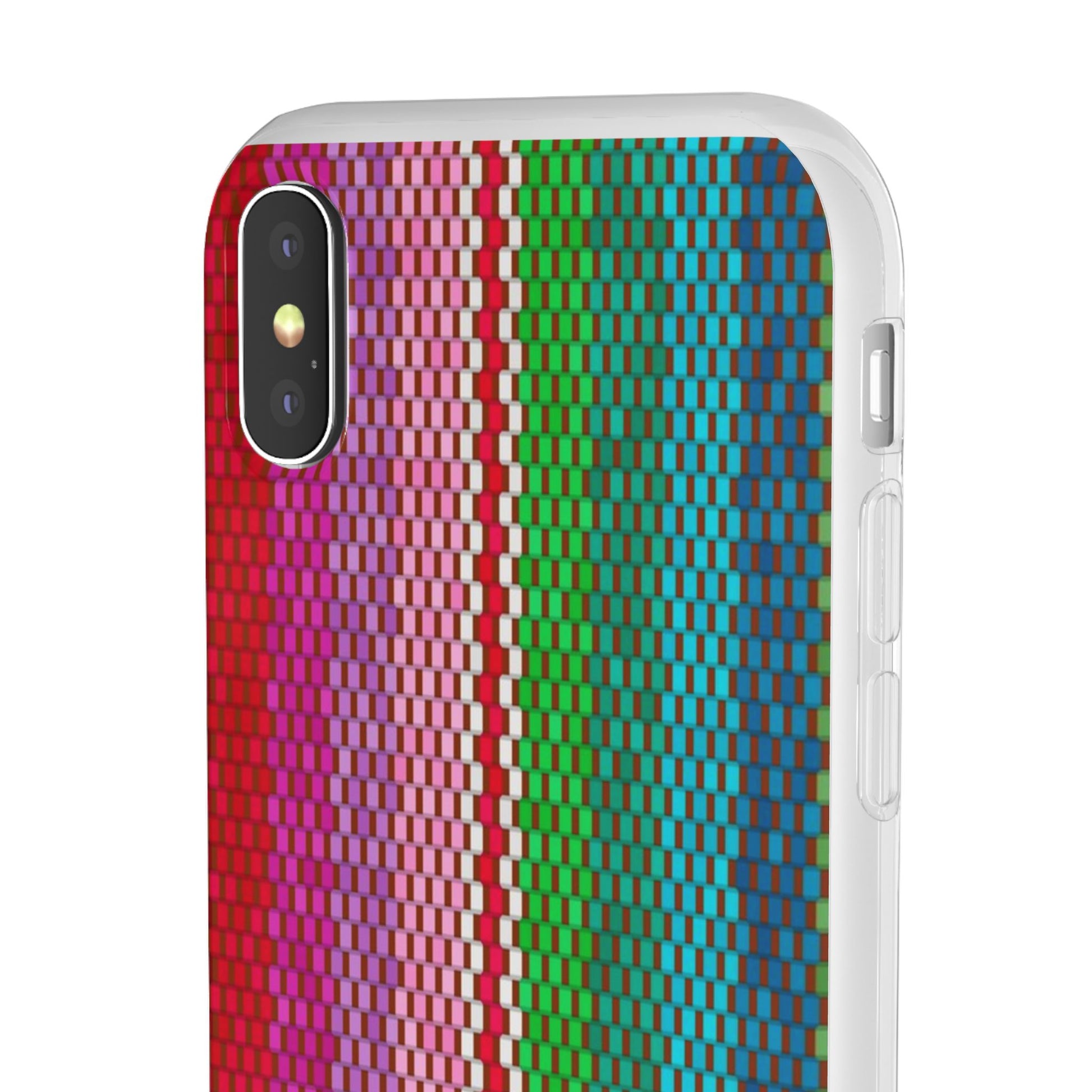 Colorful Striped Flexi Phone Case (iPhone & Samsung Compatible) - FORMO
