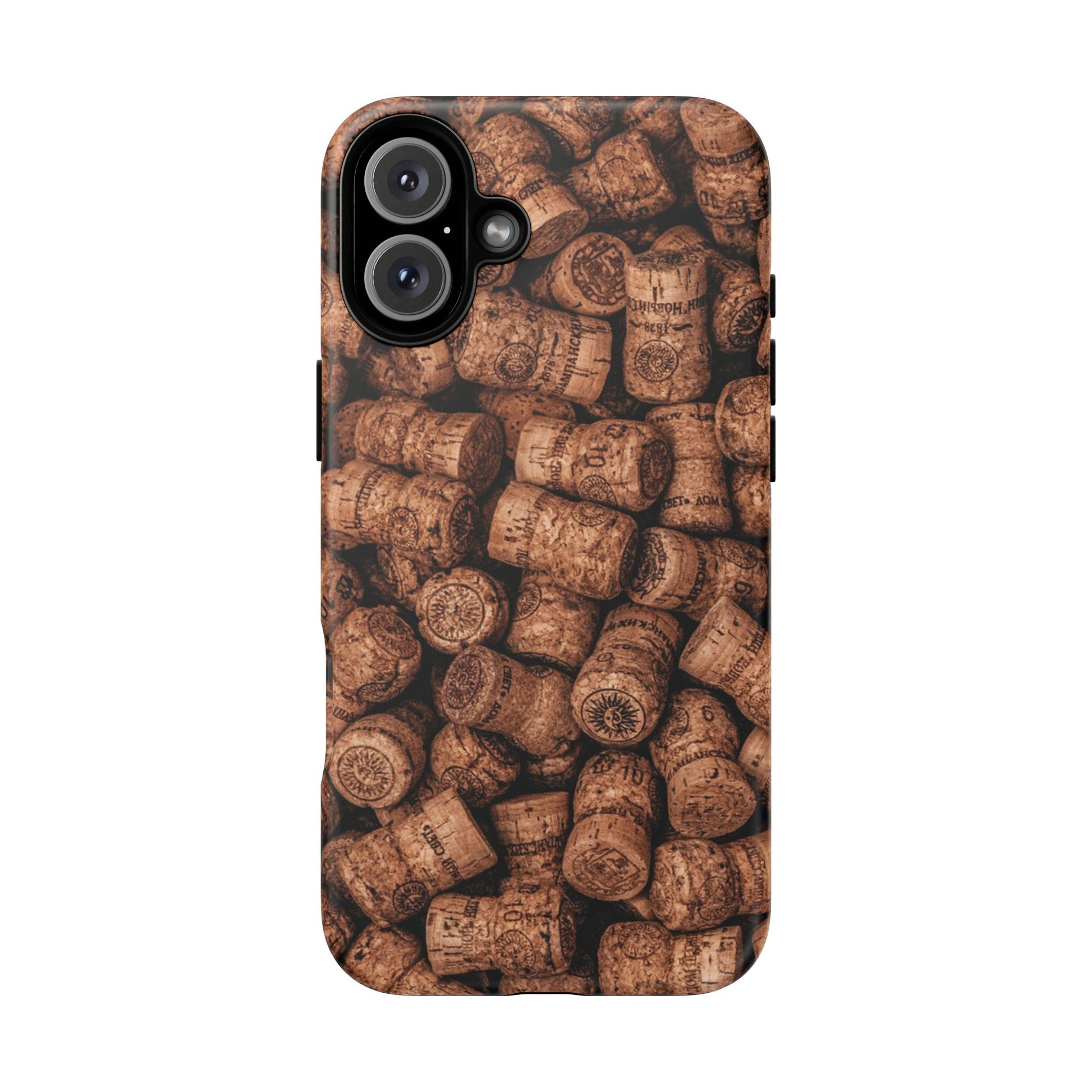 Cork Pattern Phone Case - Eco-Friendly, Vintage Style, Rustic Gifts for Wine Lovers, Housewarming, Birthday, Unique Gift - FORMO