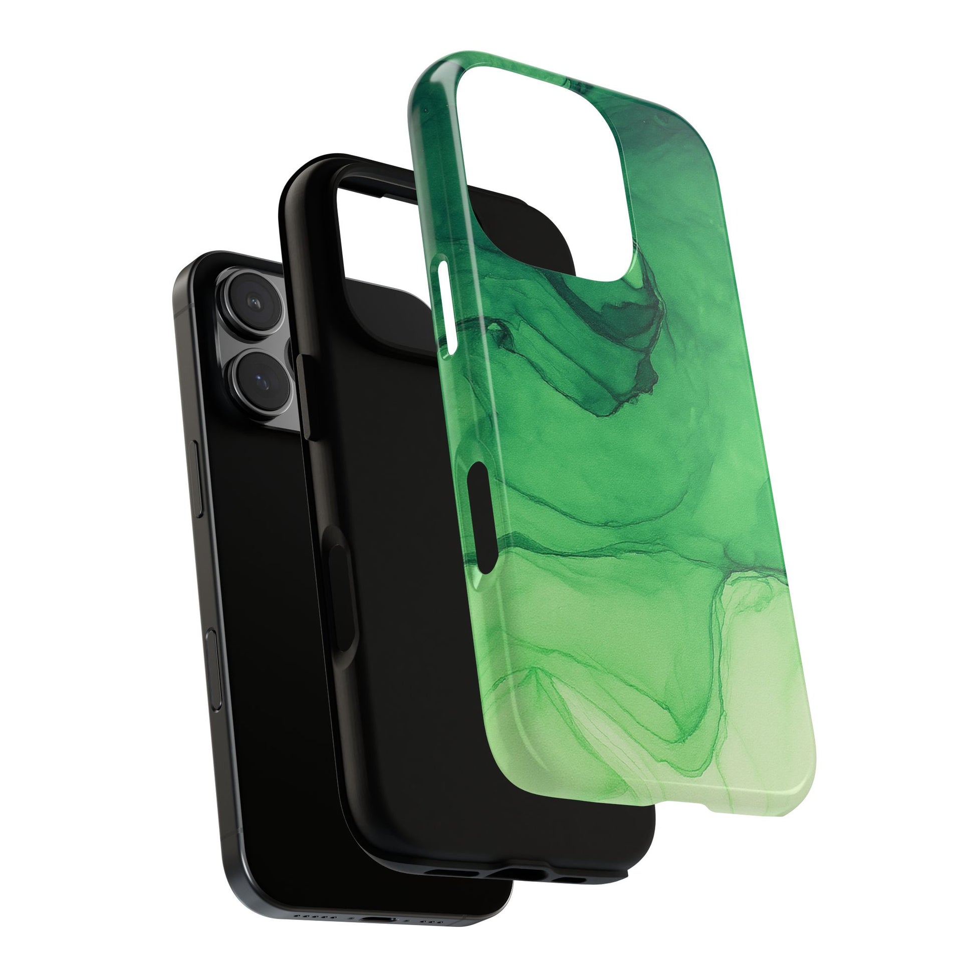 Stylish Phone Case for Nature Lovers, Tough Cases, Green Marble Design, Organic Aesthetic, Unique Gift, Eco-friendly Accessories