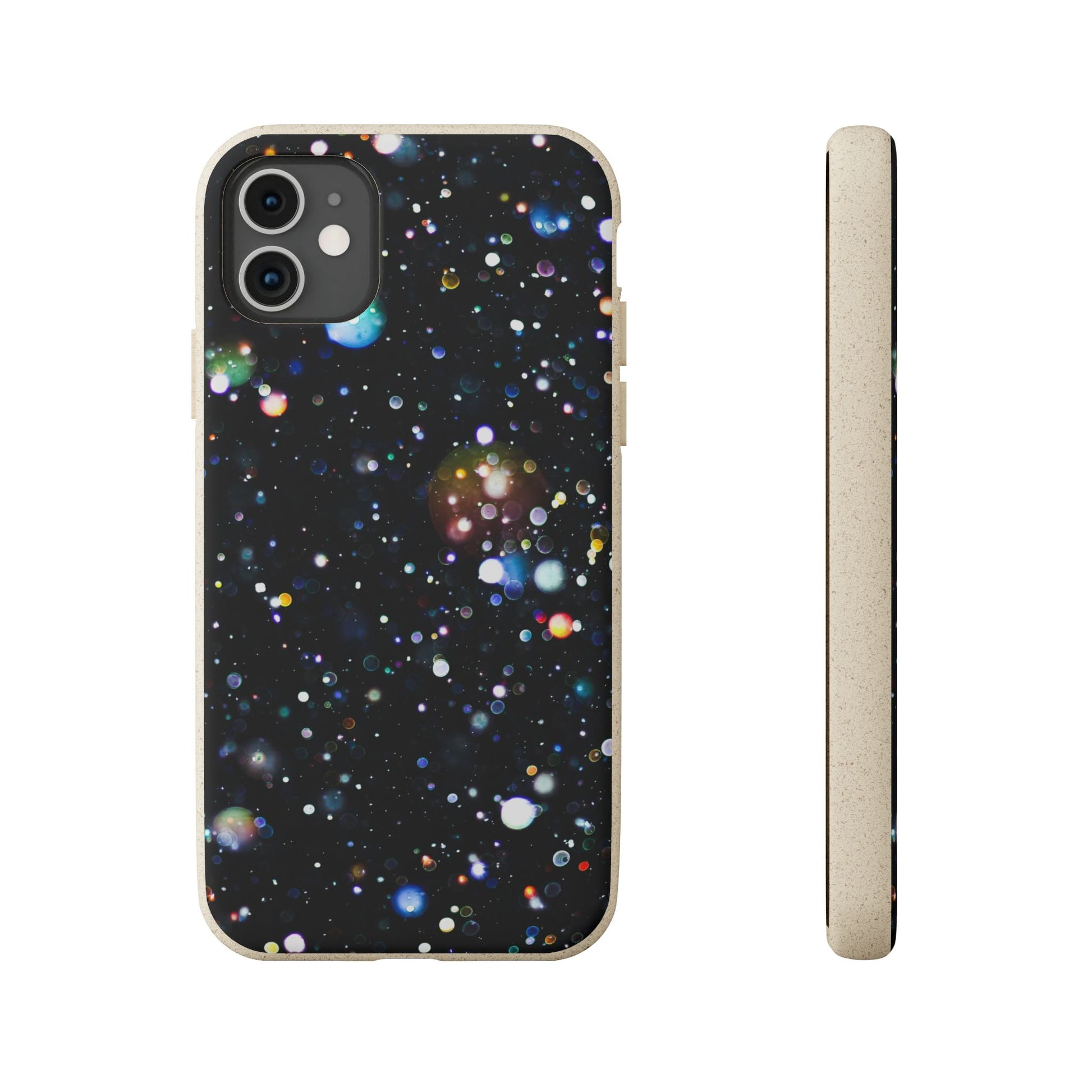 Eco-Friendly Phone Cases, Galaxy Print Biodegradable Cases, Sustainable Phone Accessories, Green Gifts for Her, Space Lover Gift - FORMO