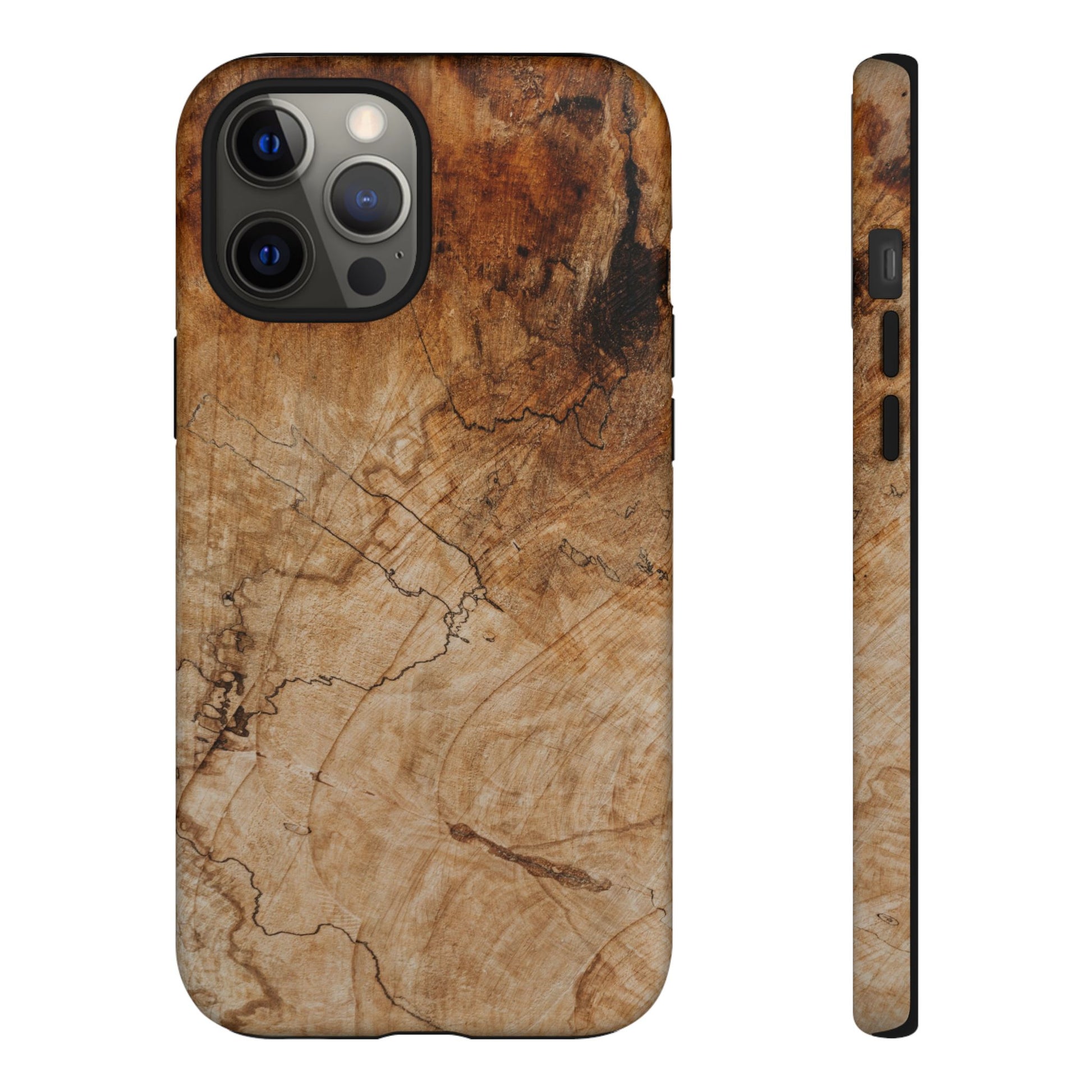 Woodland-Inspired Phone Case | Tough Cases, Natural Wood Grain Cover, Rustic Tech Accessory, Nature Lover Gift, Eco-Friendly - FORMO