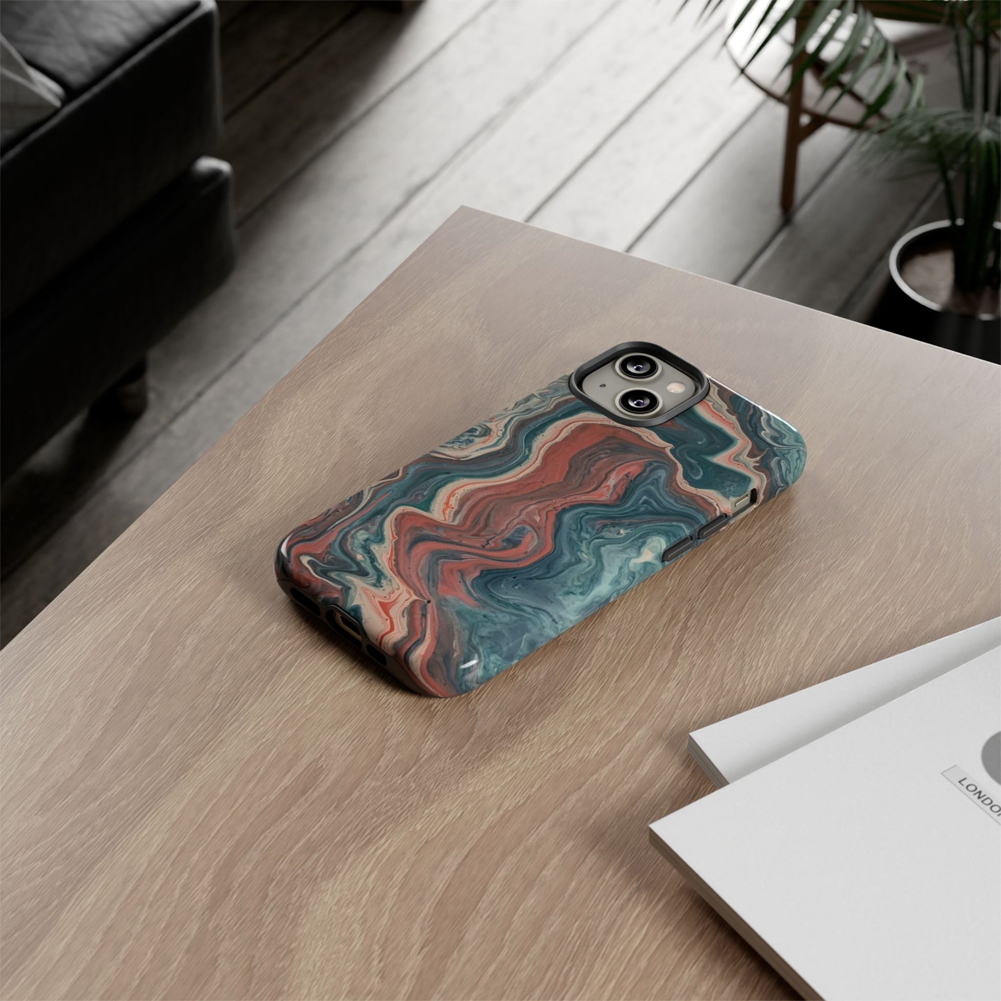 Artistic Phone Case, Tough Cases for Stylish Protection, Marble Design, Trendy Gift for Phone Lovers, Unique Cell Phone Accessory - FORMO