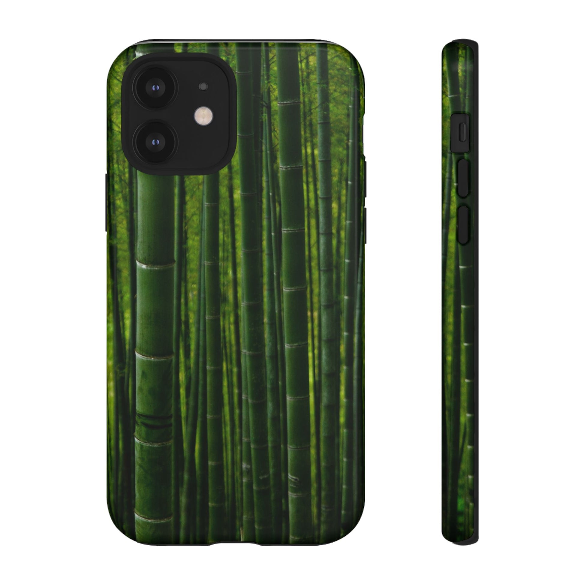 Bamboo Phone Case - Tough Cases, Nature Lover Gift, Eco-Friendly Phone Accessory, Greenery Design, Unique Smartphone Cover - FORMO