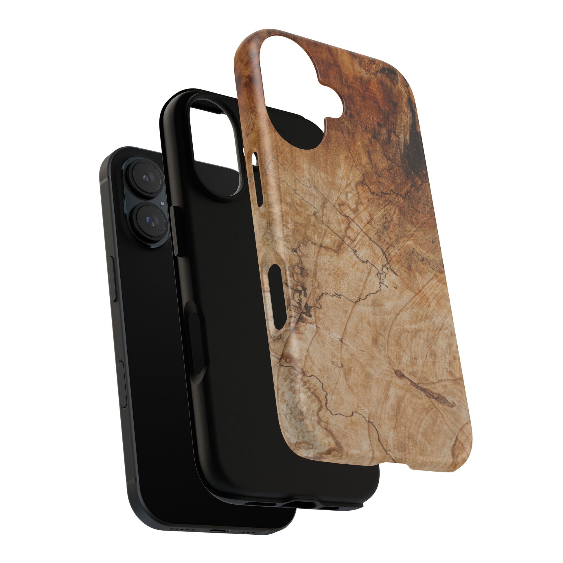 Woodland-Inspired Phone Case | Tough Cases, Natural Wood Grain Cover, Rustic Tech Accessory, Nature Lover Gift, Eco-Friendly - FORMO