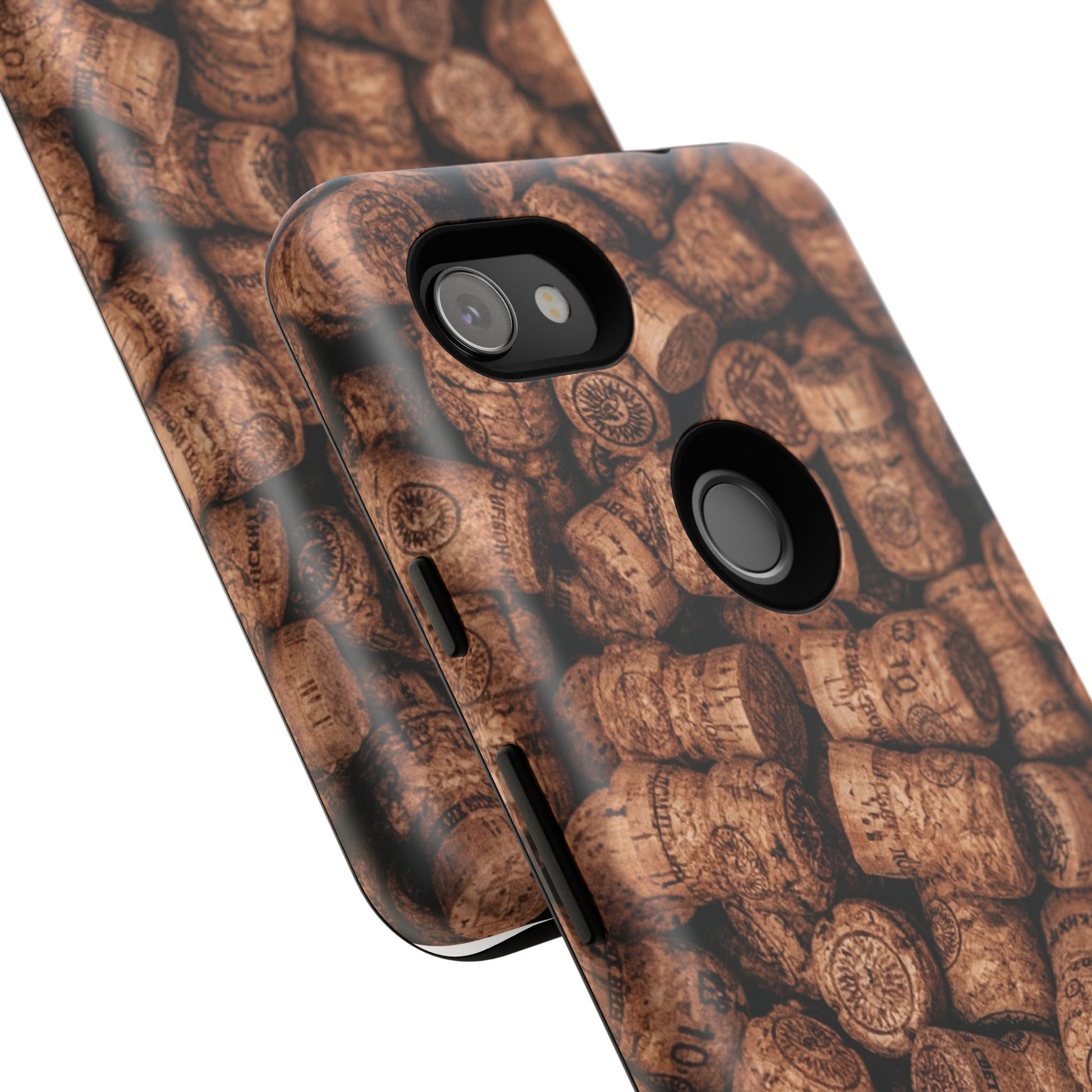 Cork Pattern Phone Case - Eco-Friendly, Vintage Style, Rustic Gifts for Wine Lovers, Housewarming, Birthday, Unique Gift - FORMO