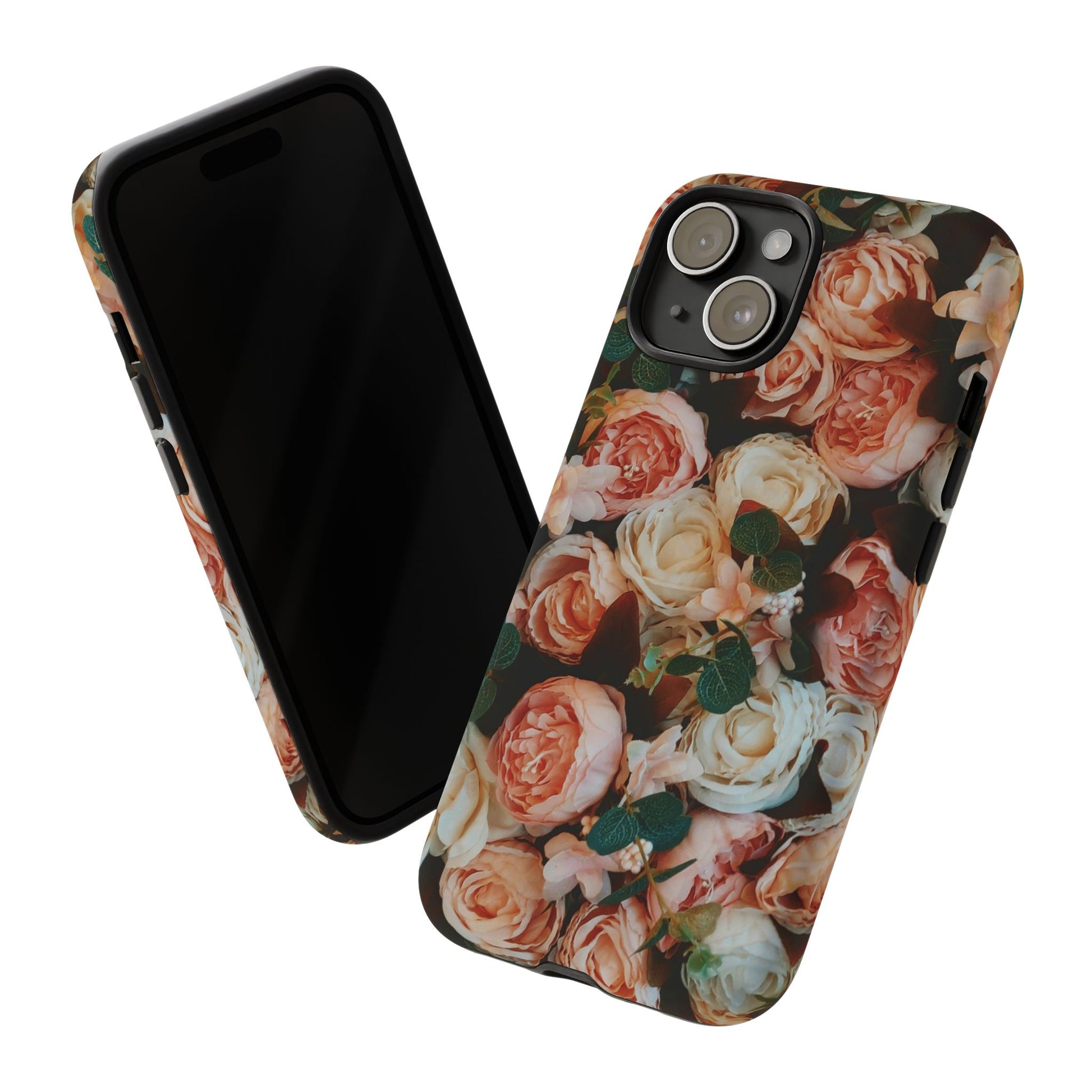 Floral Phone Case - Tough Cases, Rose Design, Floral Protection, Gift for Her, Cute Mobile Cover, Eco-Friendly Case - FORMO