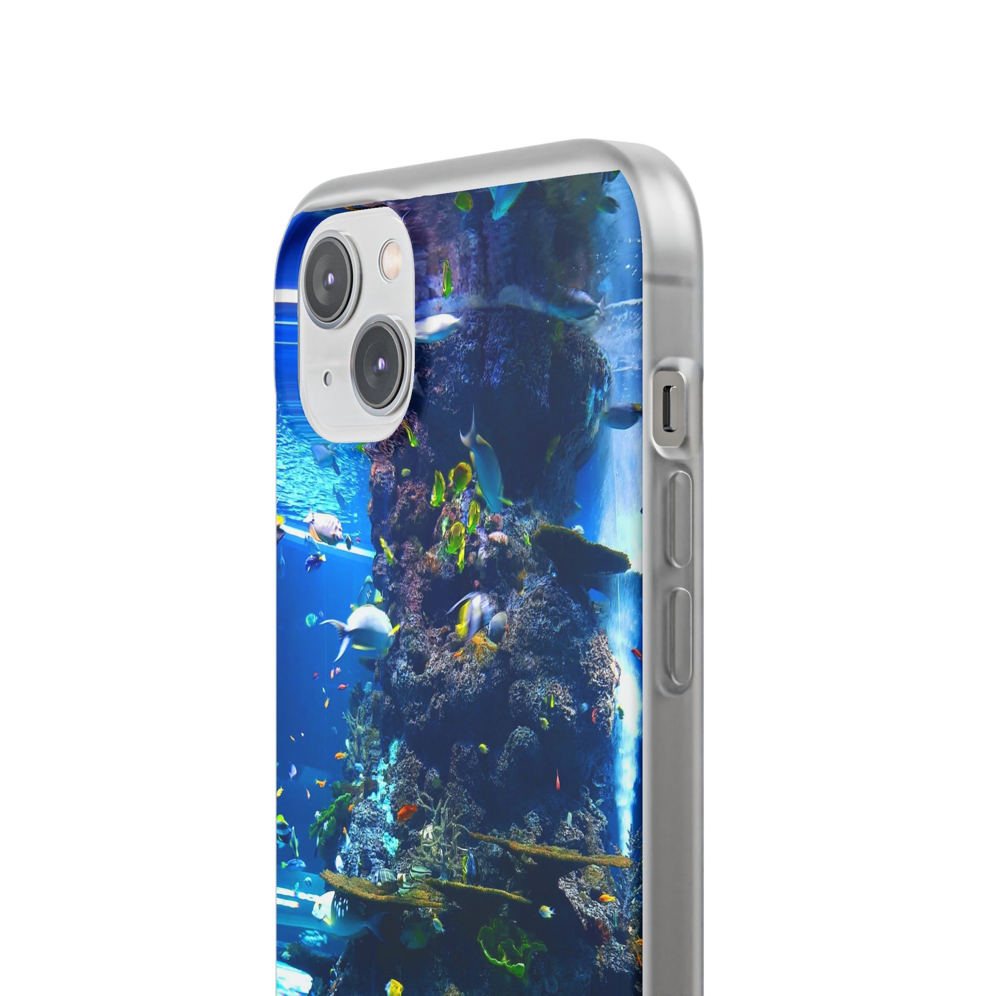 Underwater Paradise Phone Case, Flexible Mobile Cover, Ocean Lover Gift, Marine Life, Beach Decor, Sea Life Accessories - FORMO