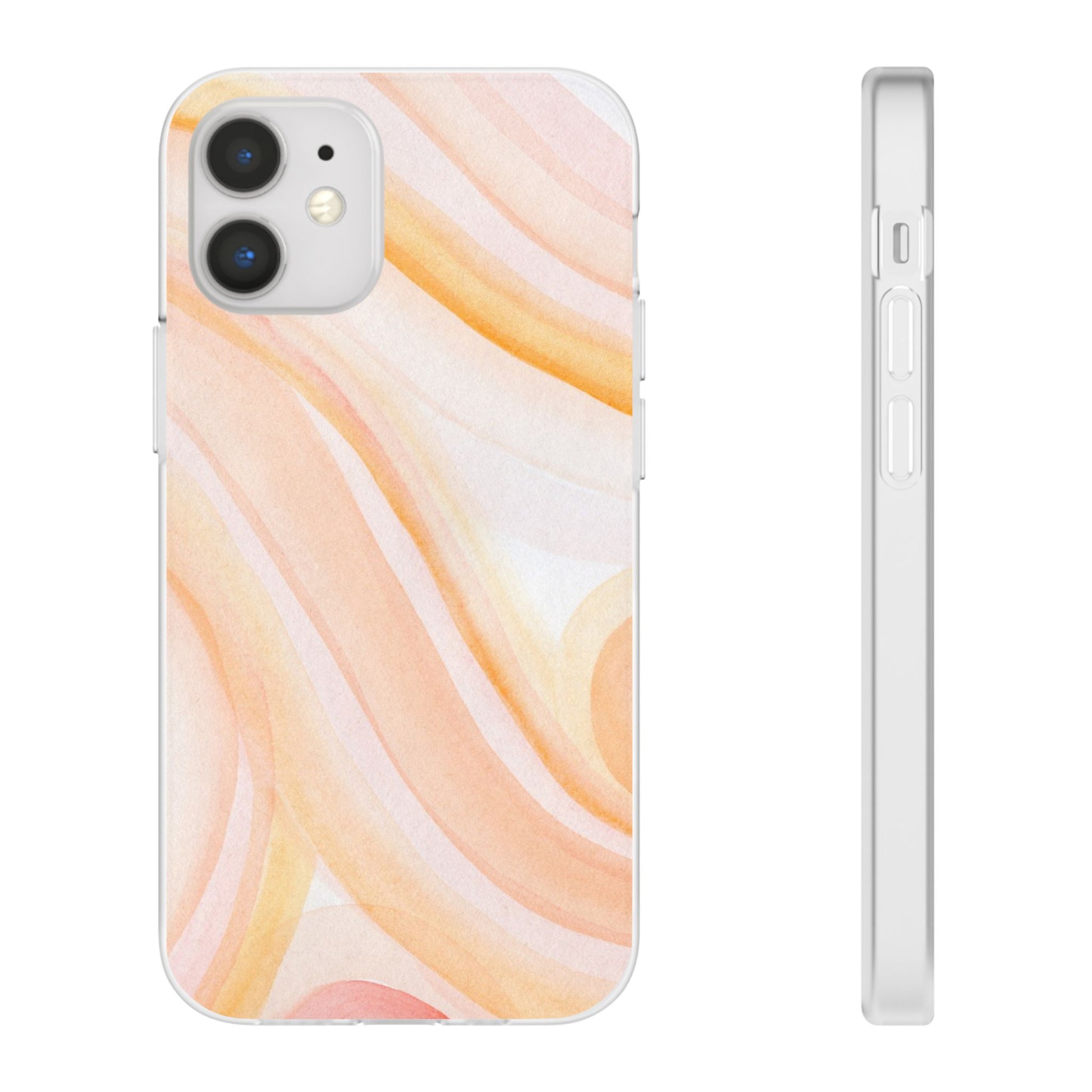 Aesthetic Phone Case, Soft Pastel Flexible Cover, Trendy Mobile Accessories, Gift for Her, Cute Phone Protection - FORMO