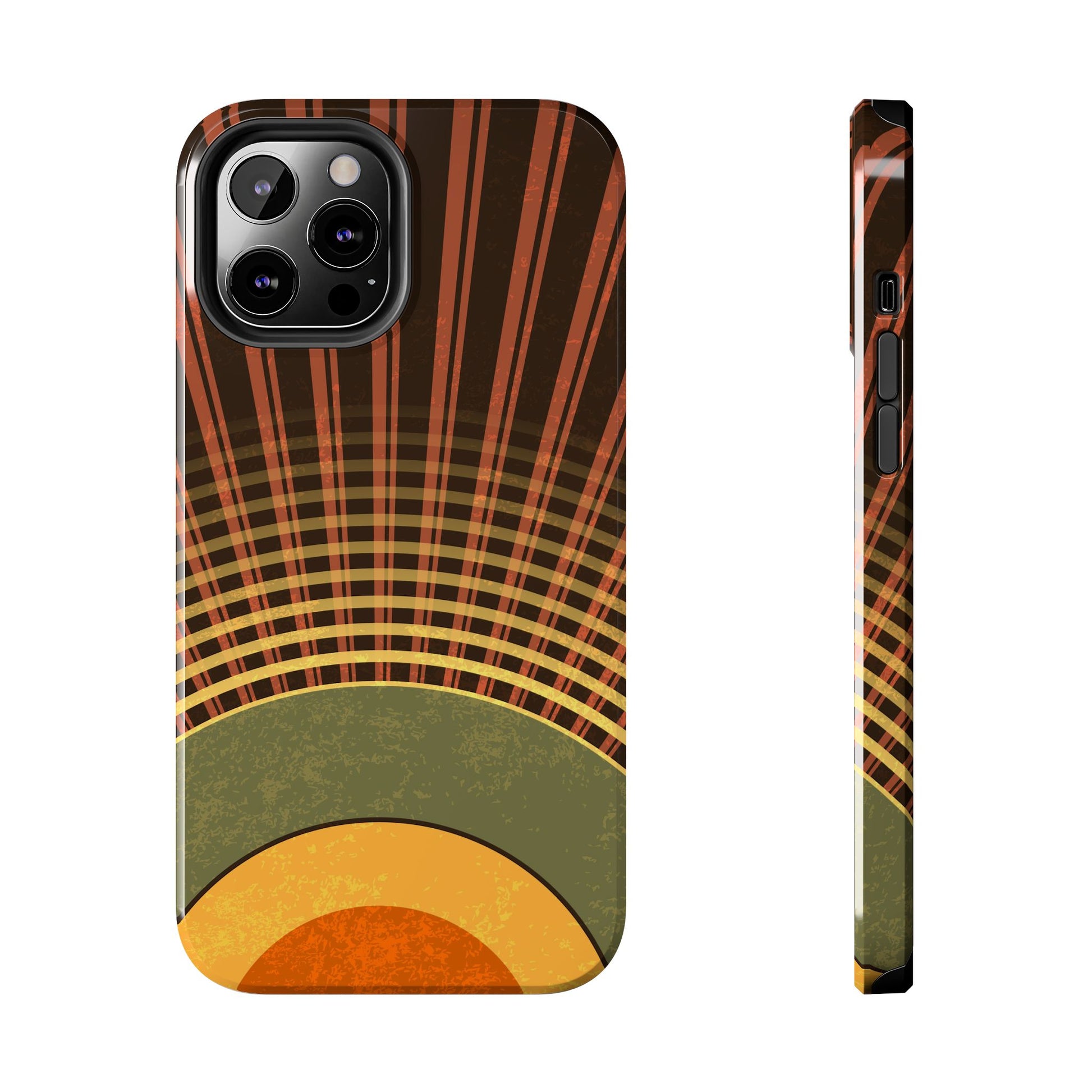 Retro Sunrise Tough Phone Case (iPhone & Samsung Compatible) - FORMO
