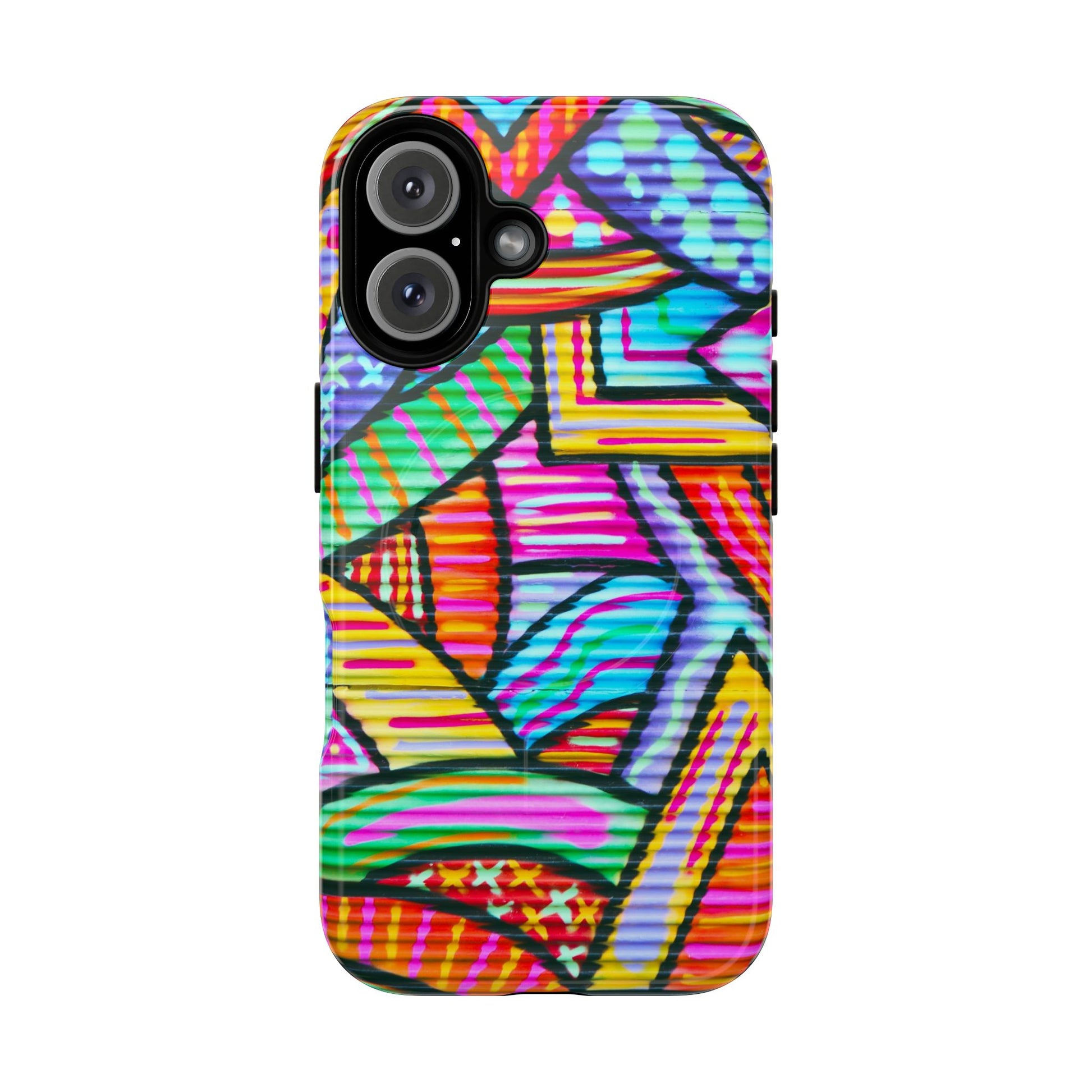 Vibrant Tough Magnetic Phone Case, Colorful Phone Cover, Artistic Mobile Protection, Unique Gift for Tech Lovers, Phone Accessories - FORMO