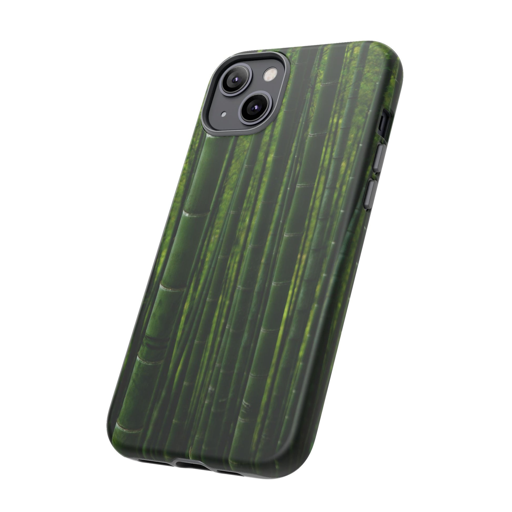 Bamboo Phone Case - Tough Cases, Nature Lover Gift, Eco-Friendly Phone Accessory, Greenery Design, Unique Smartphone Cover - FORMO