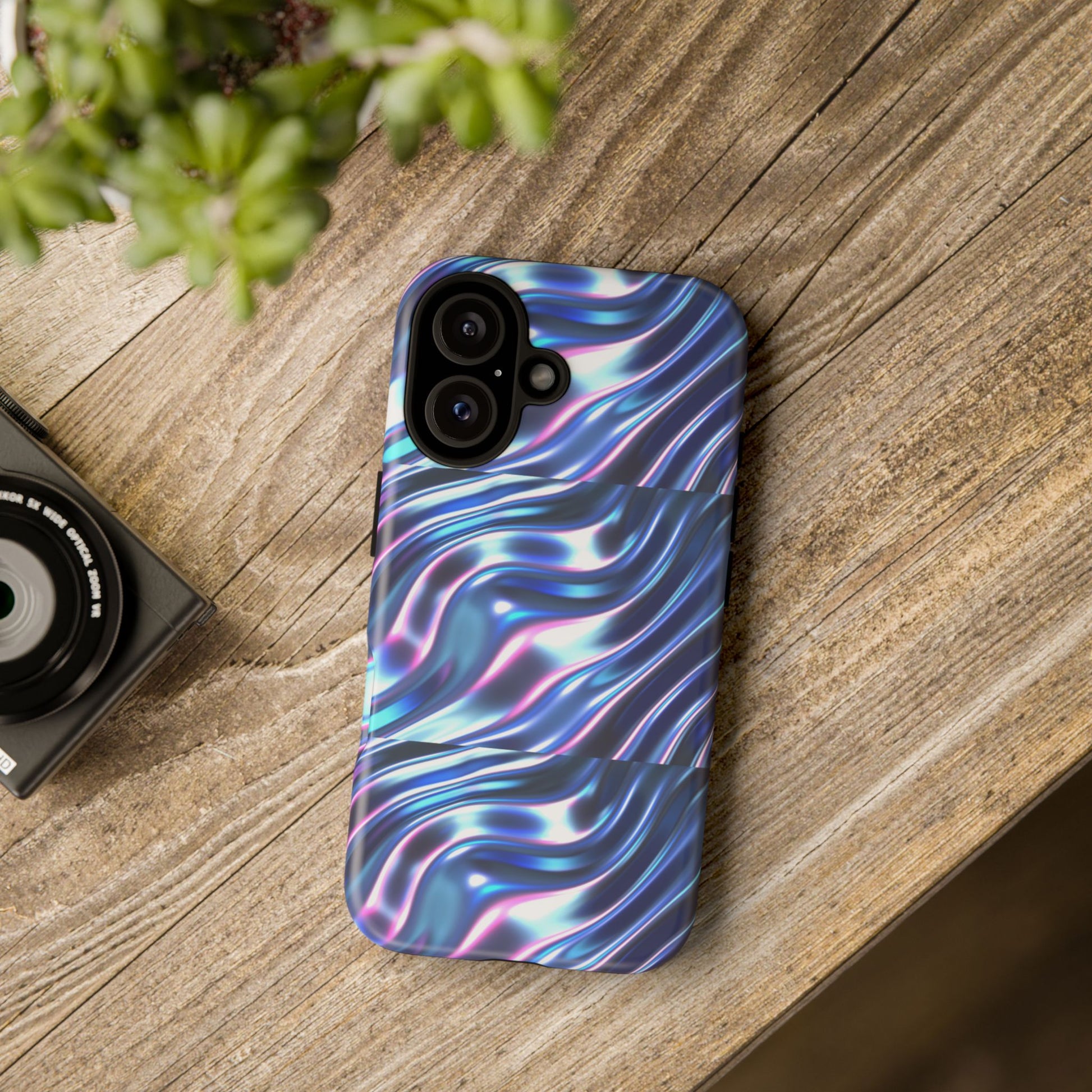 Iridescent Glossy Tough Phone Case (iPhone, Samsung & Google Pixel Compatible) - FORMO