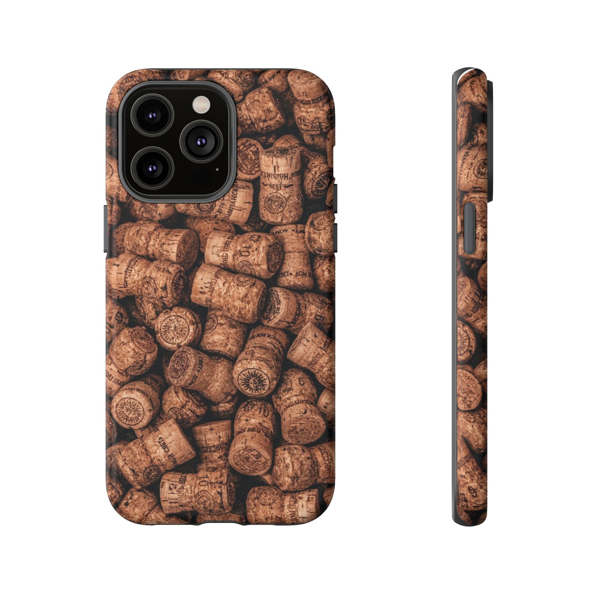 Cork Pattern Phone Case - Eco-Friendly, Vintage Style, Rustic Gifts for Wine Lovers, Housewarming, Birthday, Unique Gift - FORMO