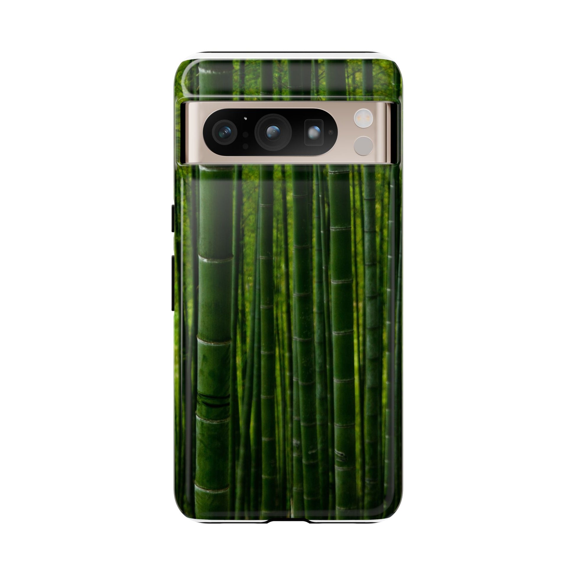 Bamboo Phone Case - Tough Cases, Nature Lover Gift, Eco-Friendly Phone Accessory, Greenery Design, Unique Smartphone Cover - FORMO
