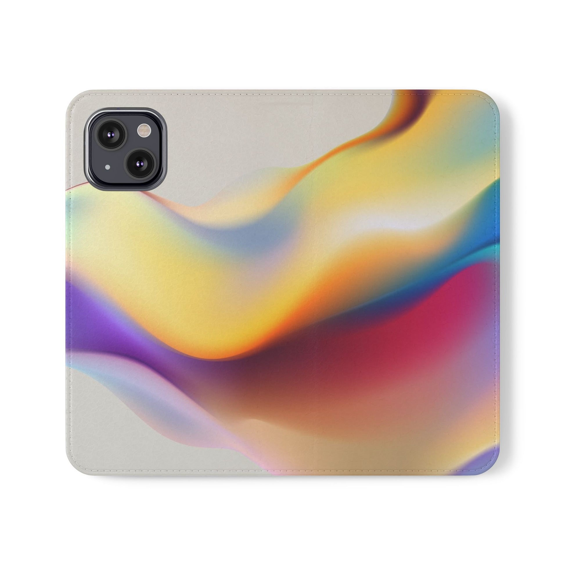 Abstract Gradient Wave Phone Wallet Case (iPhone & Samsung Compatible) - FORMO