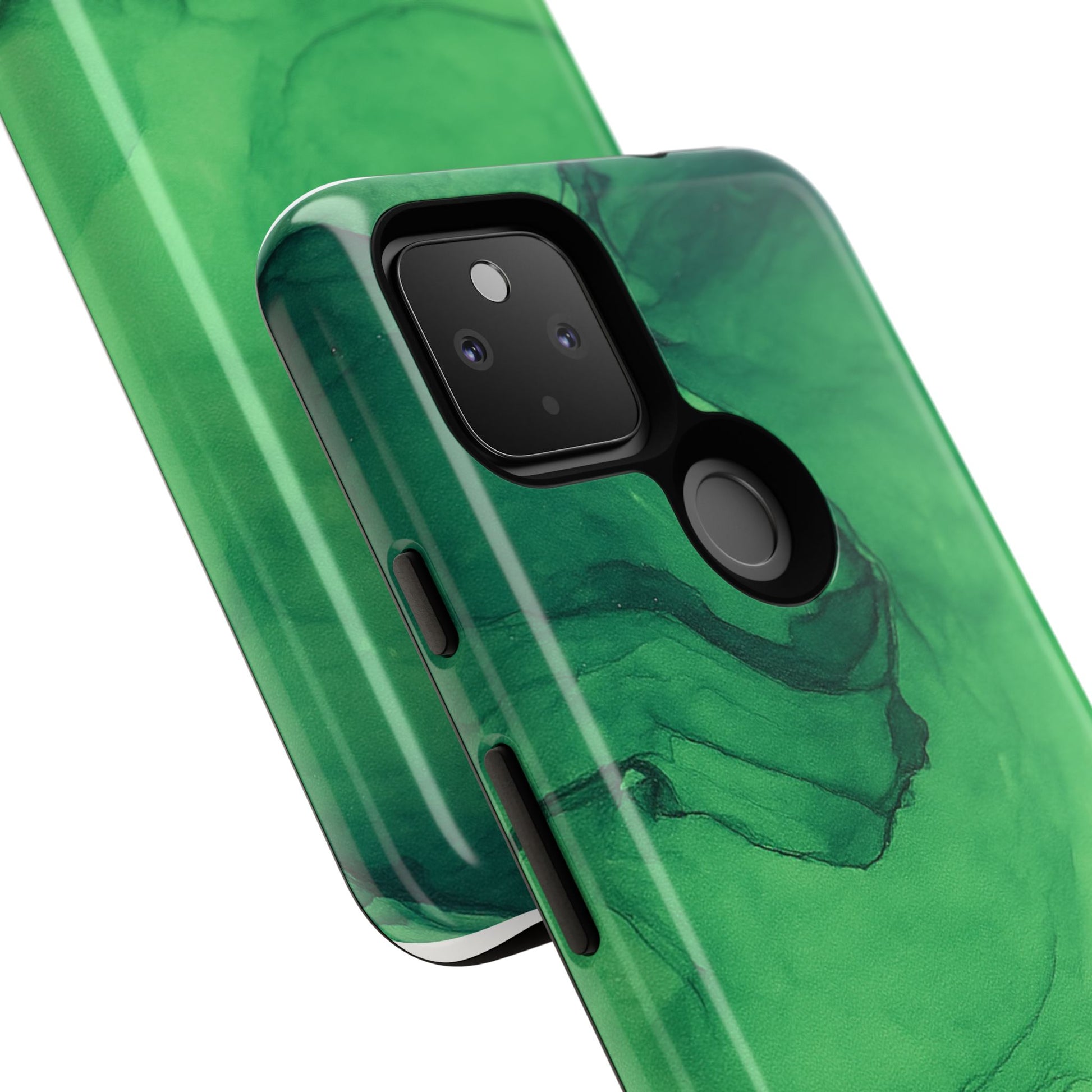 Stylish Phone Case for Nature Lovers, Tough Cases, Green Marble Design, Organic Aesthetic, Unique Gift, Eco-friendly Accessories