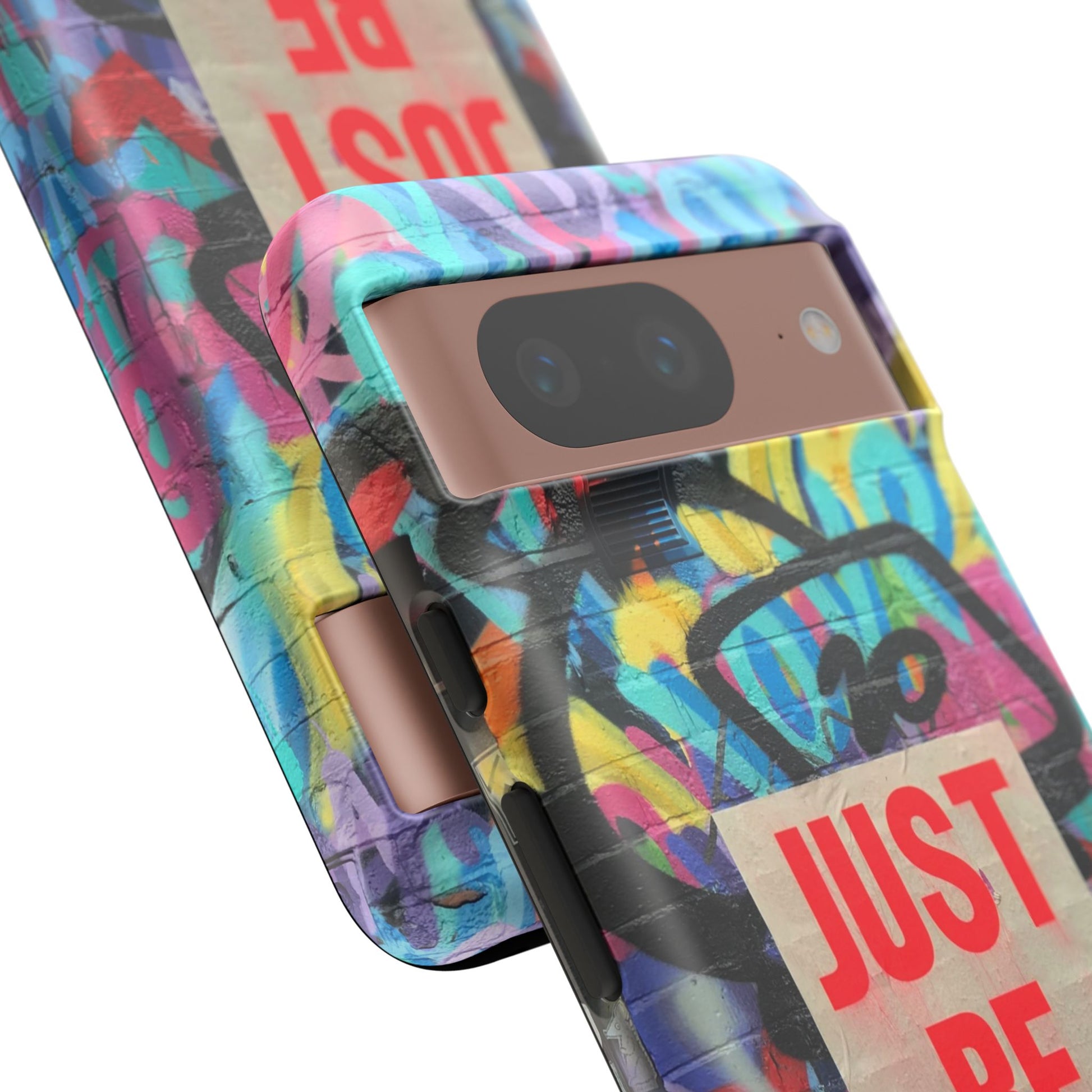 Colorful Phone Case - Just Be Nice Design, Motivational Gift, Phone Accessories, Unique Custom Case, Positive Vibe Tech Gear - FORMO