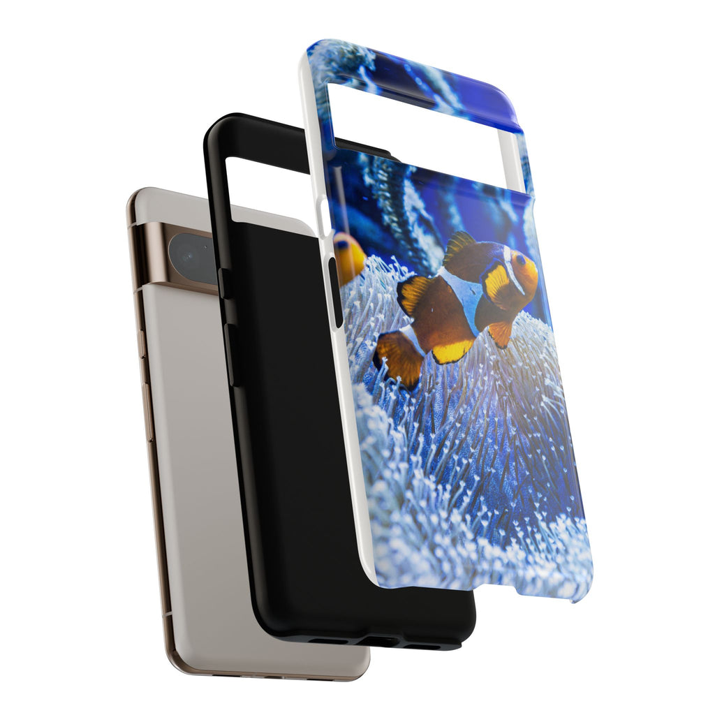 Colorful Marine Life Phone Case, Fish Case, Ocean Lover Gift, Underwater Art, Unique Phone Cover, Tough Phone Protector - FORMO
