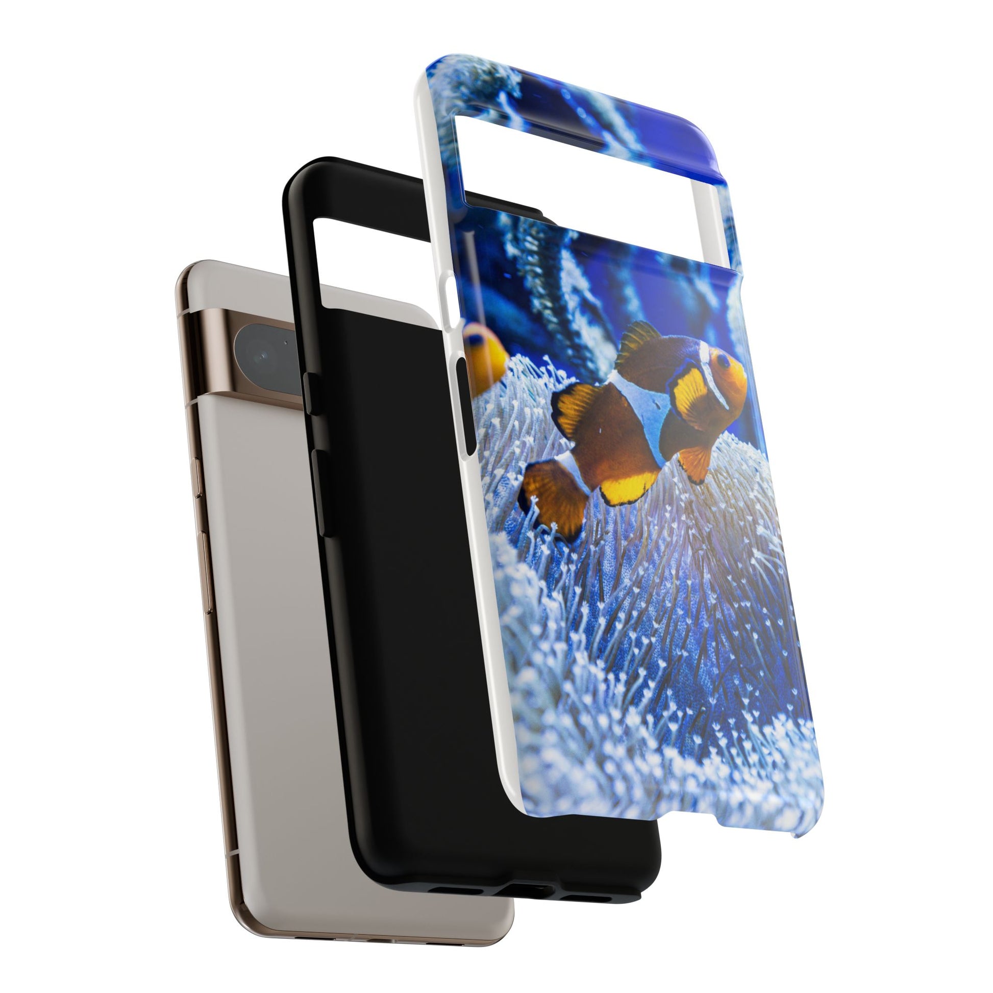 Colorful Marine Life Phone Case, Fish Case, Ocean Lover Gift, Underwater Art, Unique Phone Cover, Tough Phone Protector - FORMO