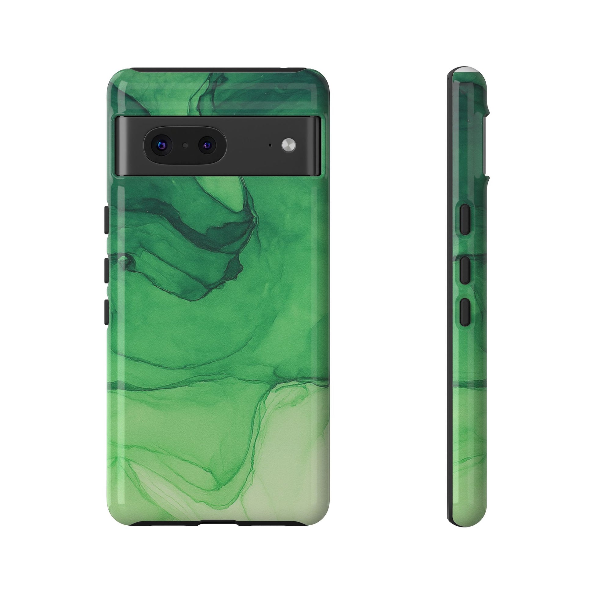 Stylish Phone Case for Nature Lovers, Tough Cases, Green Marble Design, Organic Aesthetic, Unique Gift, Eco-friendly Accessories