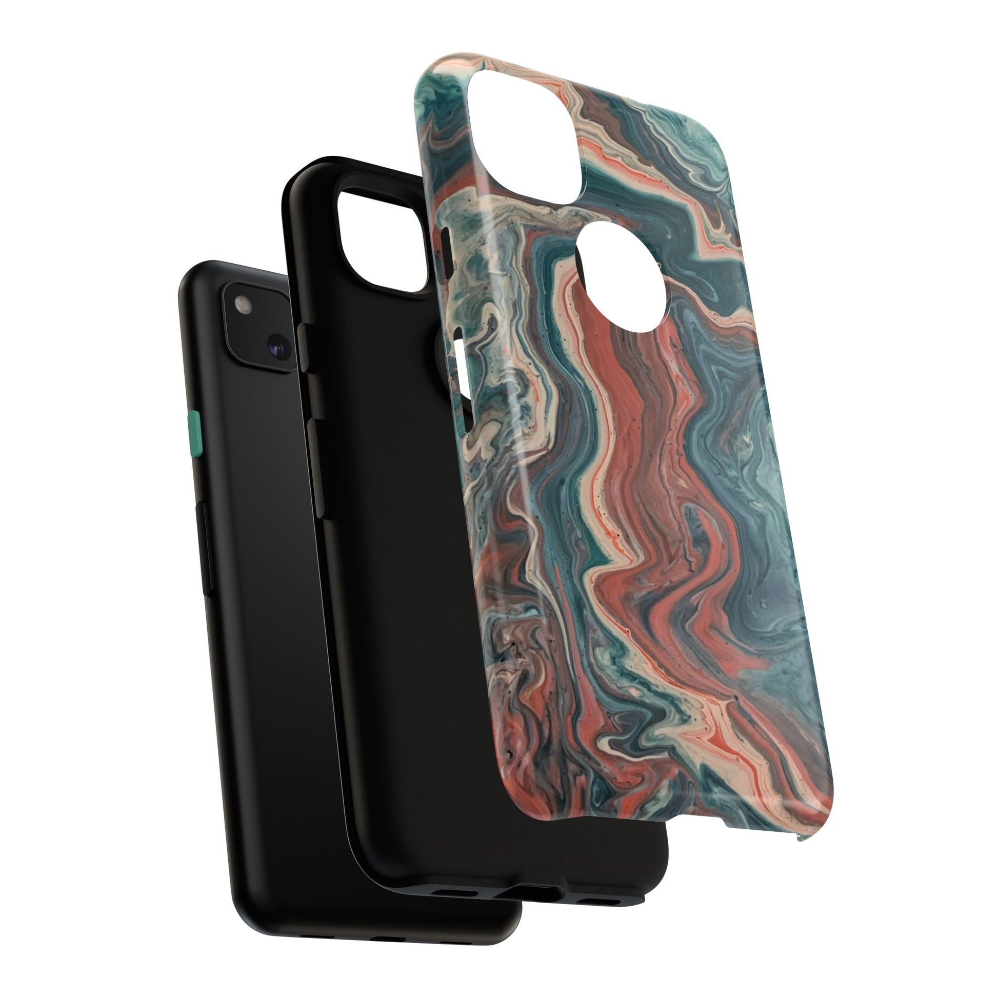 Artistic Phone Case, Tough Cases for Stylish Protection, Marble Design, Trendy Gift for Phone Lovers, Unique Cell Phone Accessory - FORMO