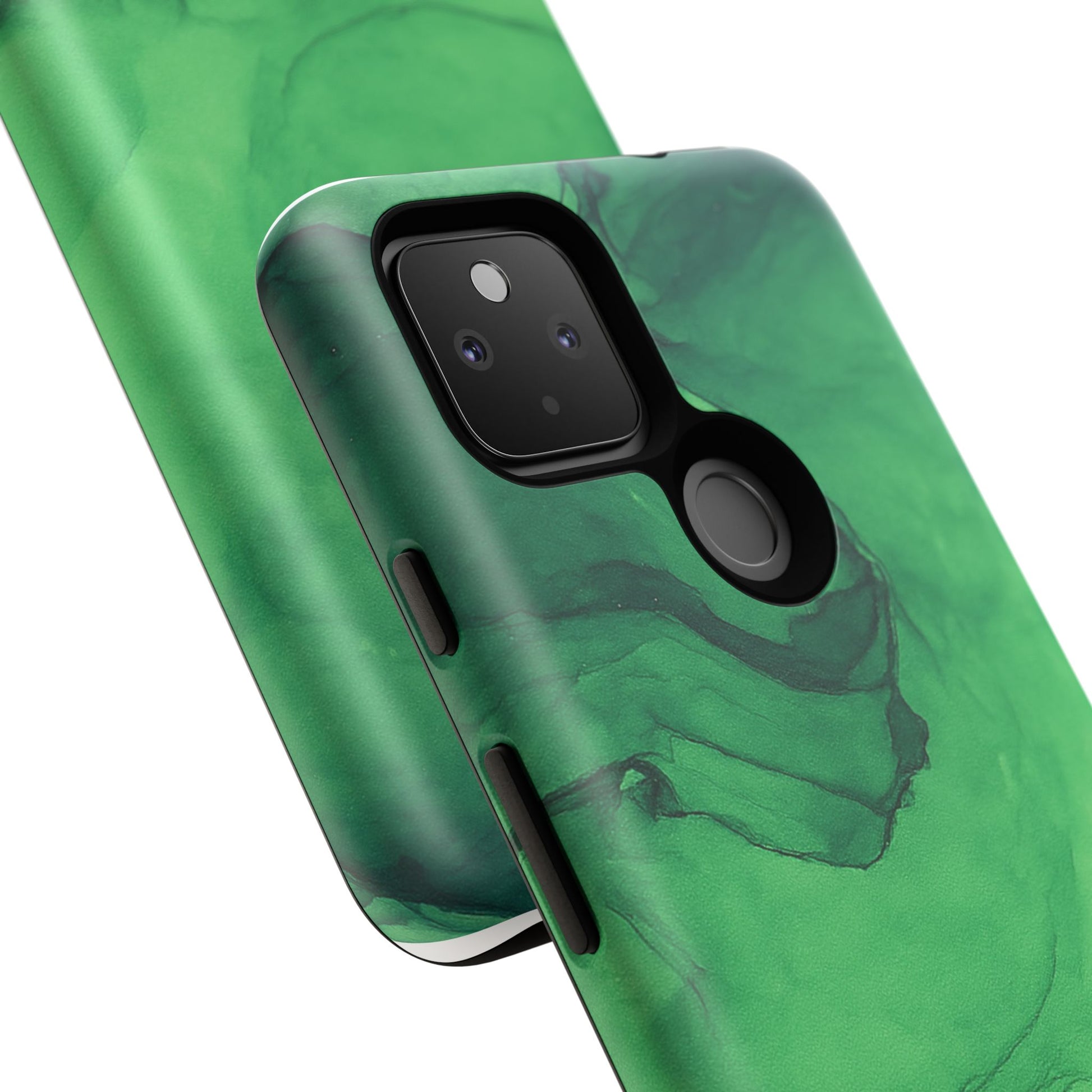Stylish Phone Case for Nature Lovers, Tough Cases, Green Marble Design, Organic Aesthetic, Unique Gift, Eco-friendly Accessories