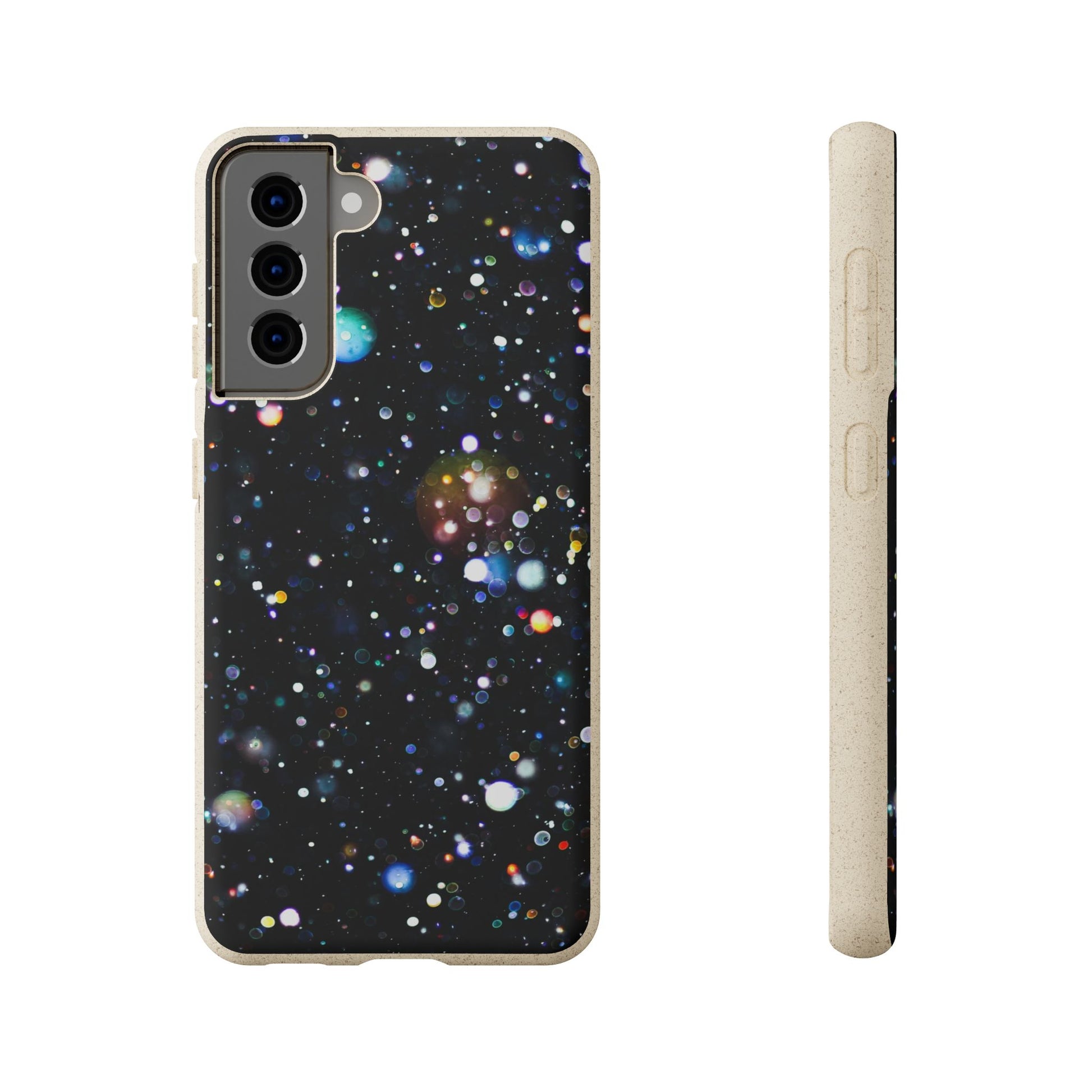 Eco-Friendly Phone Cases, Galaxy Print Biodegradable Cases, Sustainable Phone Accessories, Green Gifts for Her, Space Lover Gift - FORMO
