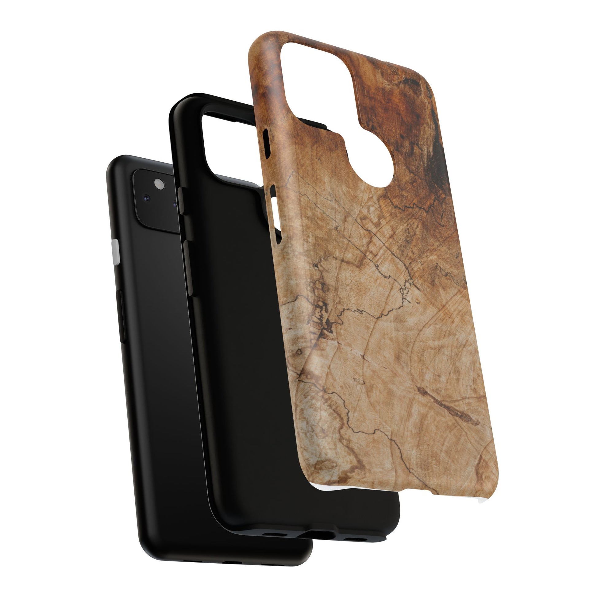 Woodland-Inspired Phone Case | Tough Cases, Natural Wood Grain Cover, Rustic Tech Accessory, Nature Lover Gift, Eco-Friendly - FORMO