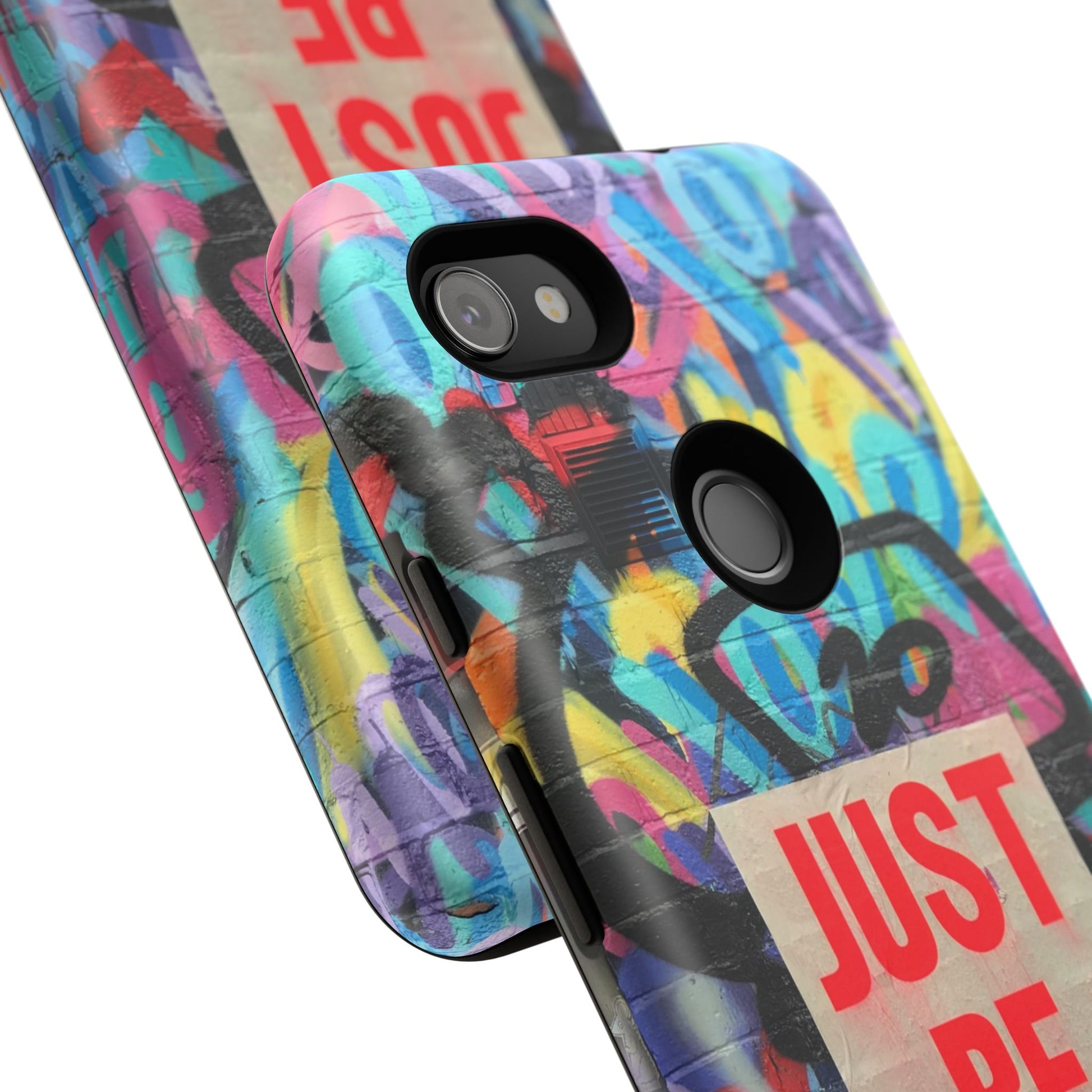 Colorful Phone Case - Just Be Nice Design, Motivational Gift, Phone Accessories, Unique Custom Case, Positive Vibe Tech Gear - FORMO