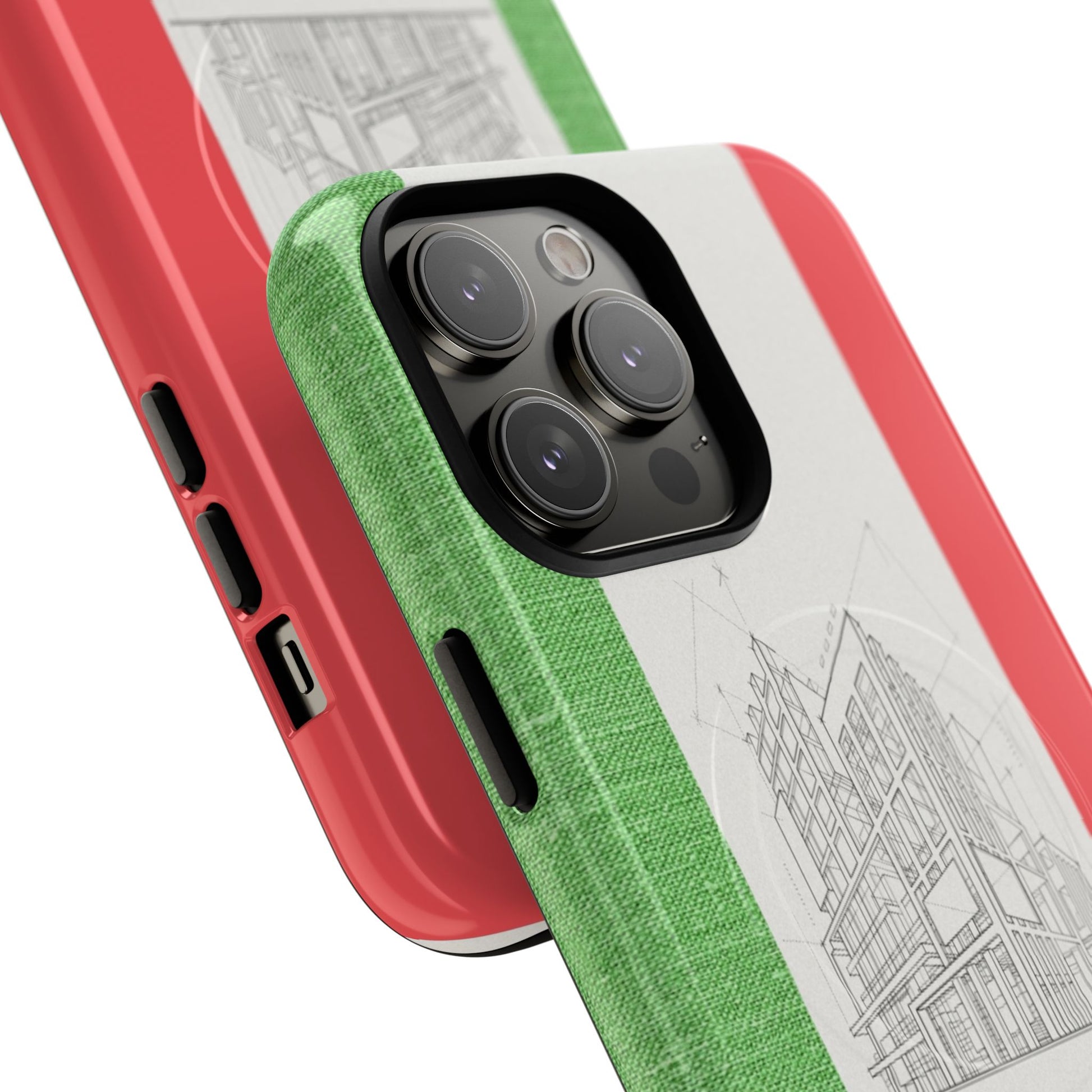 Italian Heritage Magnetic Phone Case, Stylish Phone Cover, Durable Magnet Case, Unique Gift for Travelers, Italian Culture Decor