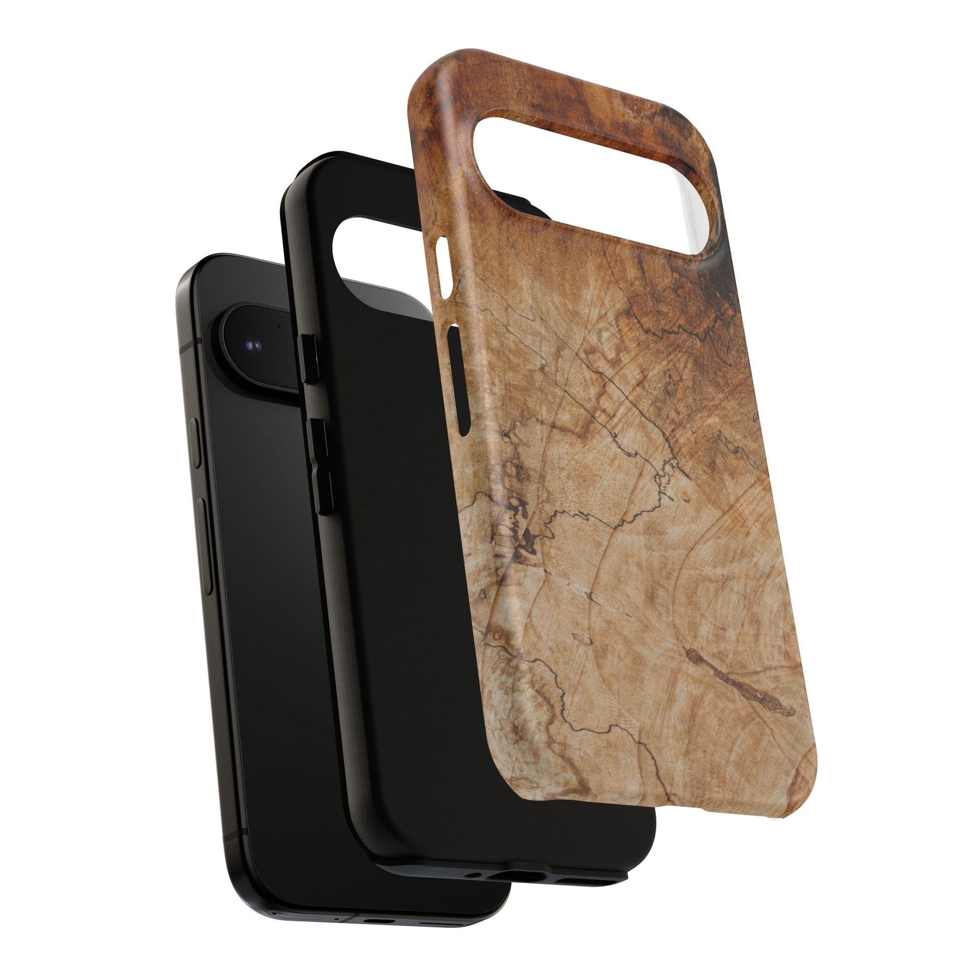 Woodland-Inspired Phone Case | Tough Cases, Natural Wood Grain Cover, Rustic Tech Accessory, Nature Lover Gift, Eco-Friendly - FORMO