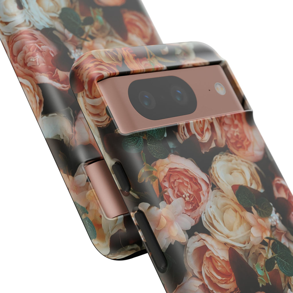 Floral Phone Case - Tough Cases, Rose Design, Floral Protection, Gift for Her, Cute Mobile Cover, Eco-Friendly Case - FORMO