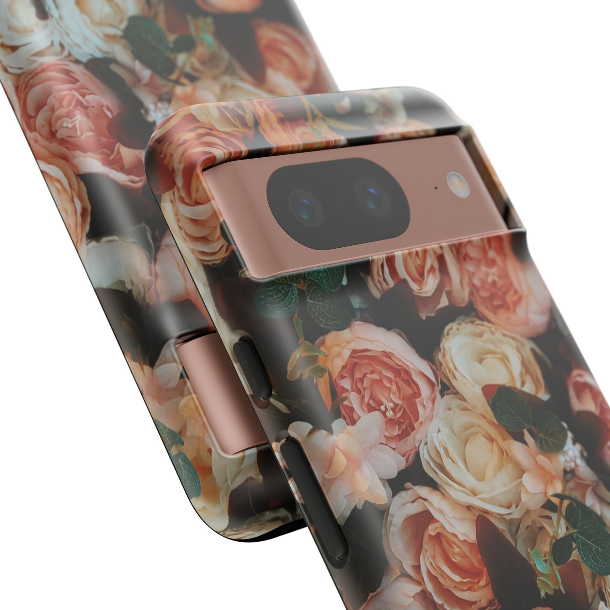 Floral Phone Case - Tough Cases, Rose Design, Floral Protection, Gift for Her, Cute Mobile Cover, Eco-Friendly Case - FORMO