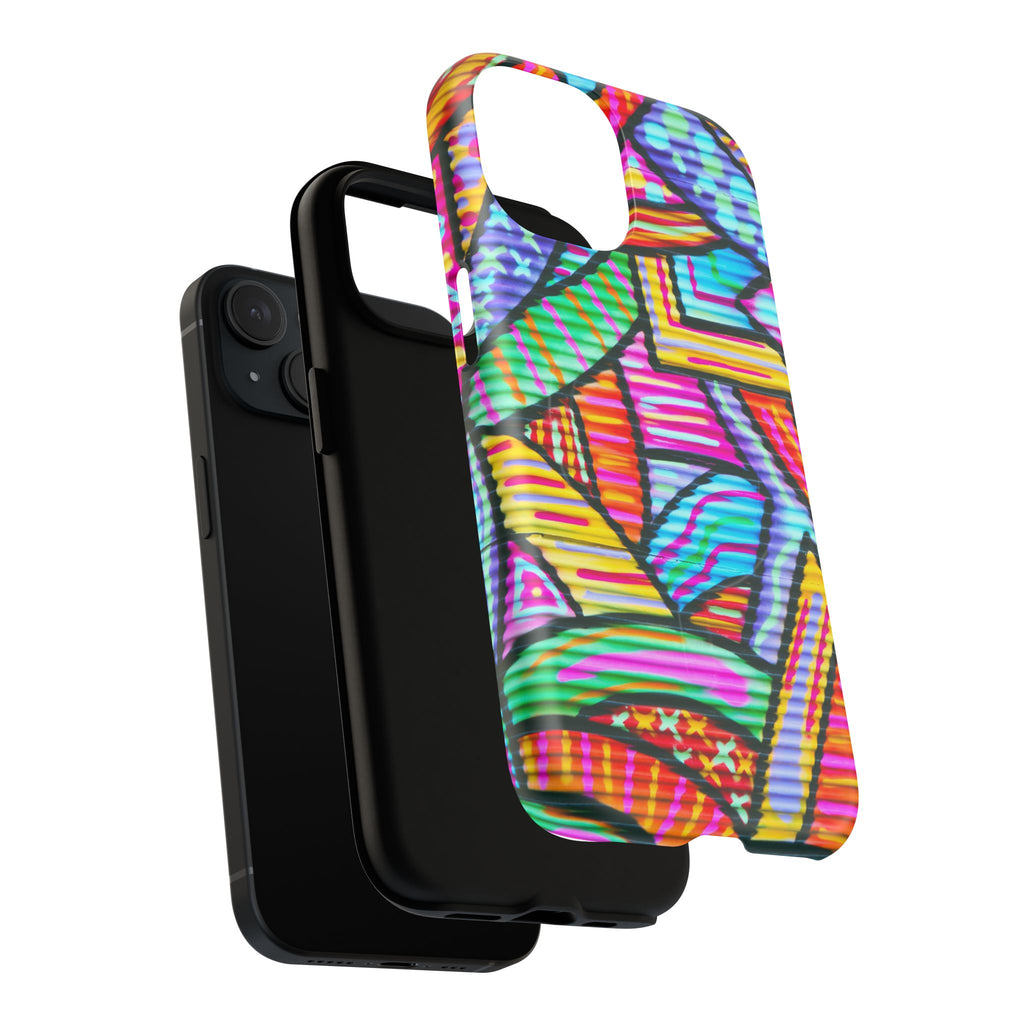 Vibrant Tough Magnetic Phone Case, Colorful Phone Cover, Artistic Mobile Protection, Unique Gift for Tech Lovers, Phone Accessories - FORMO