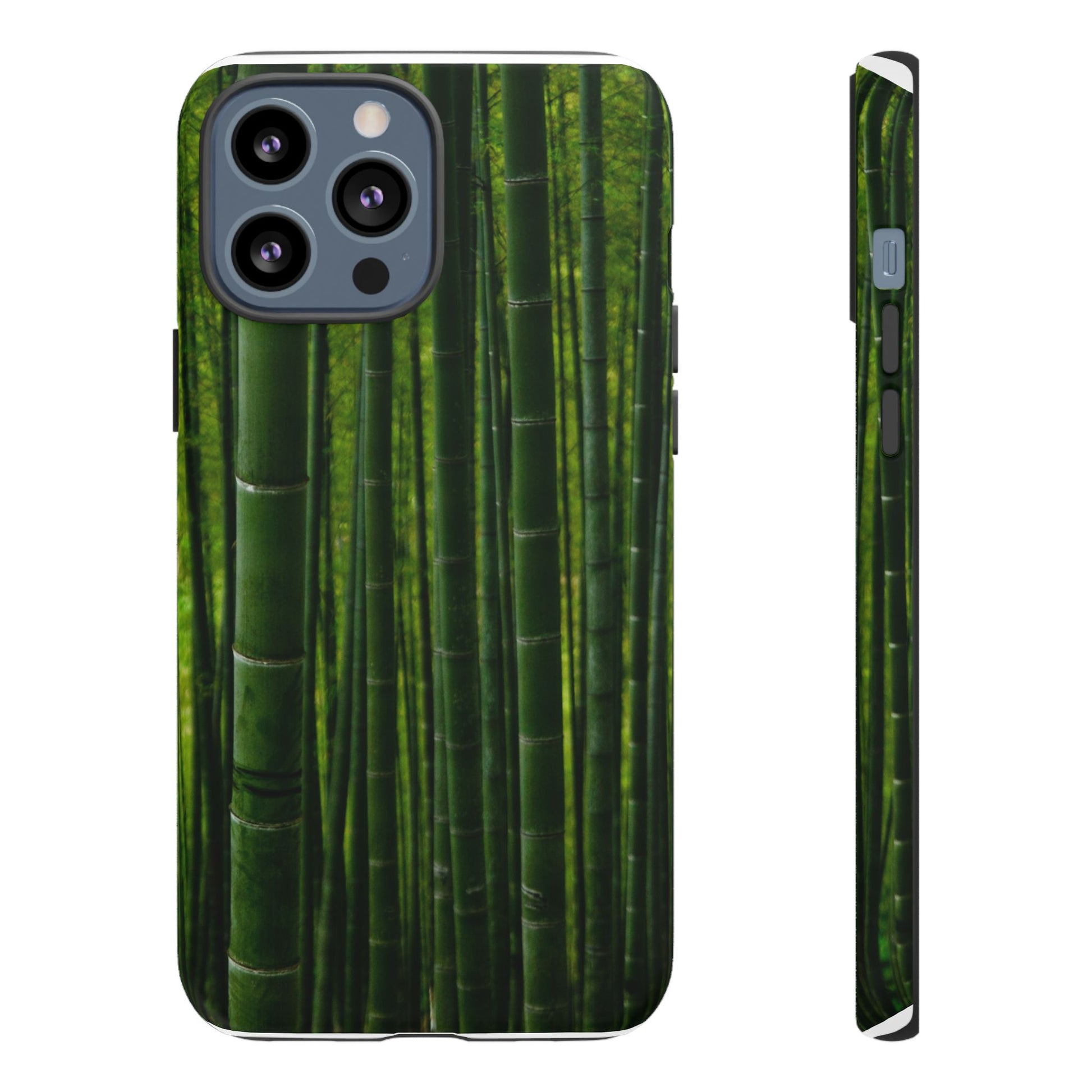 Bamboo Phone Case - Tough Cases, Nature Lover Gift, Eco-Friendly Phone Accessory, Greenery Design, Unique Smartphone Cover - FORMO