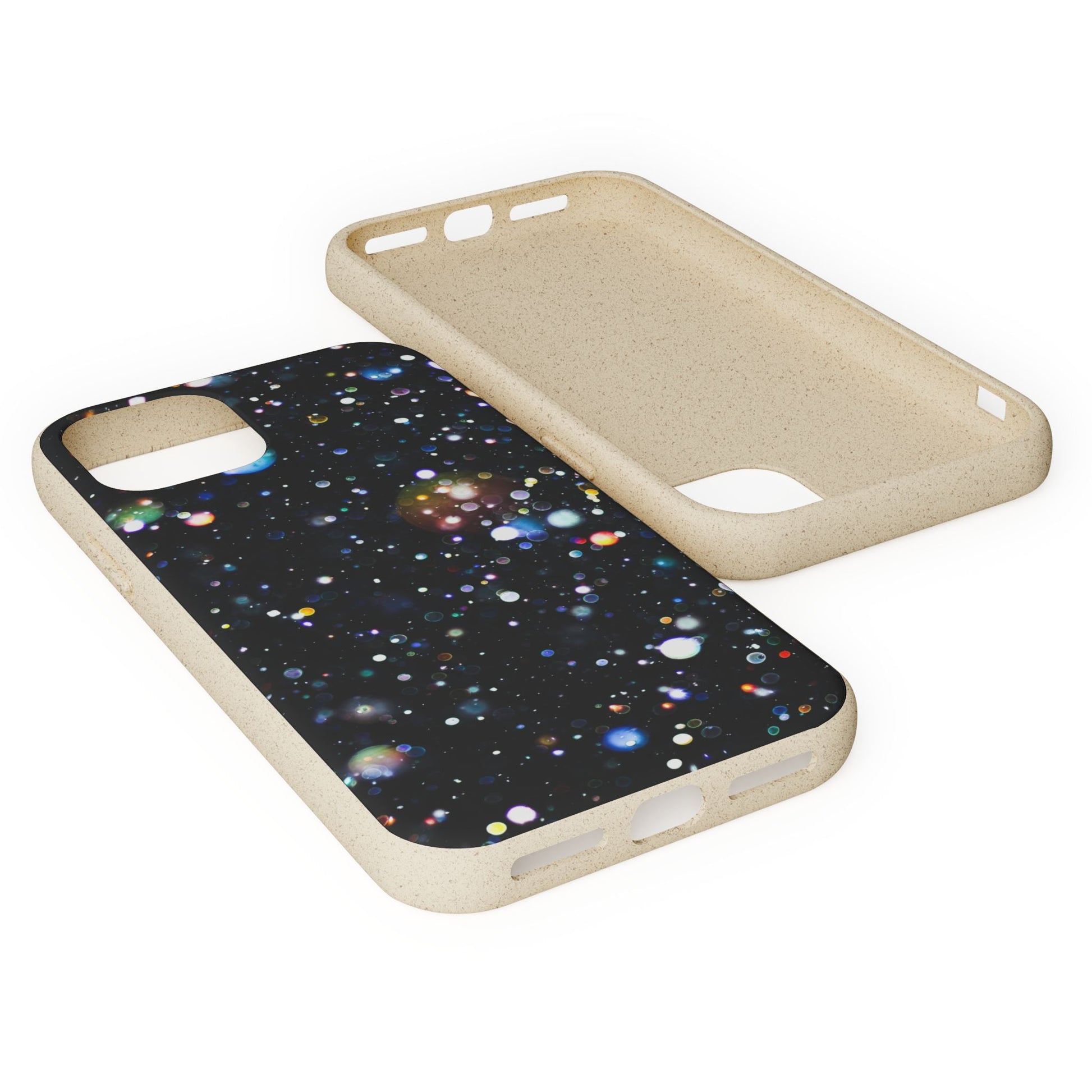 Eco-Friendly Phone Cases, Galaxy Print Biodegradable Cases, Sustainable Phone Accessories, Green Gifts for Her, Space Lover Gift - FORMO