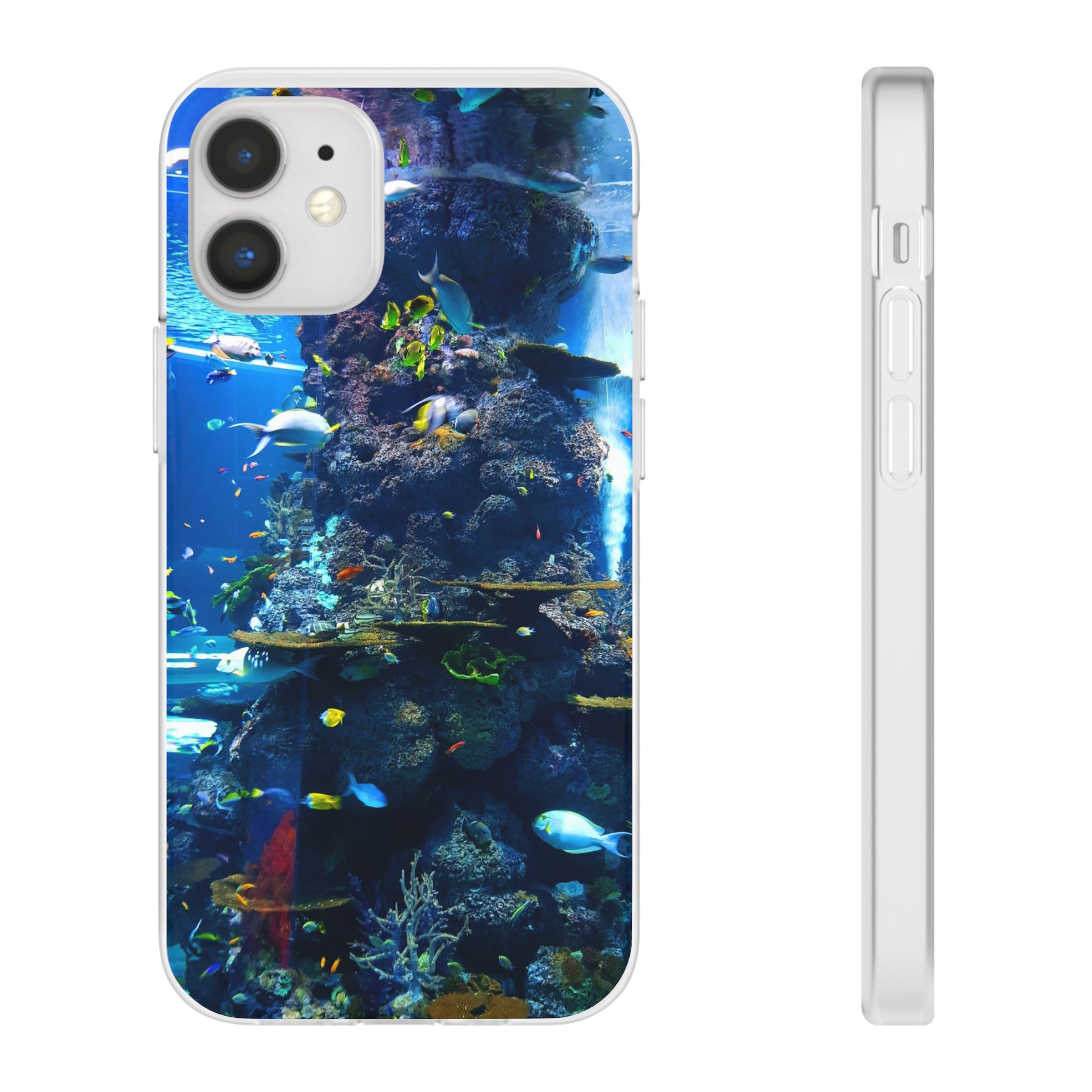 Underwater Paradise Phone Case, Flexible Mobile Cover, Ocean Lover Gift, Marine Life, Beach Decor, Sea Life Accessories - FORMO