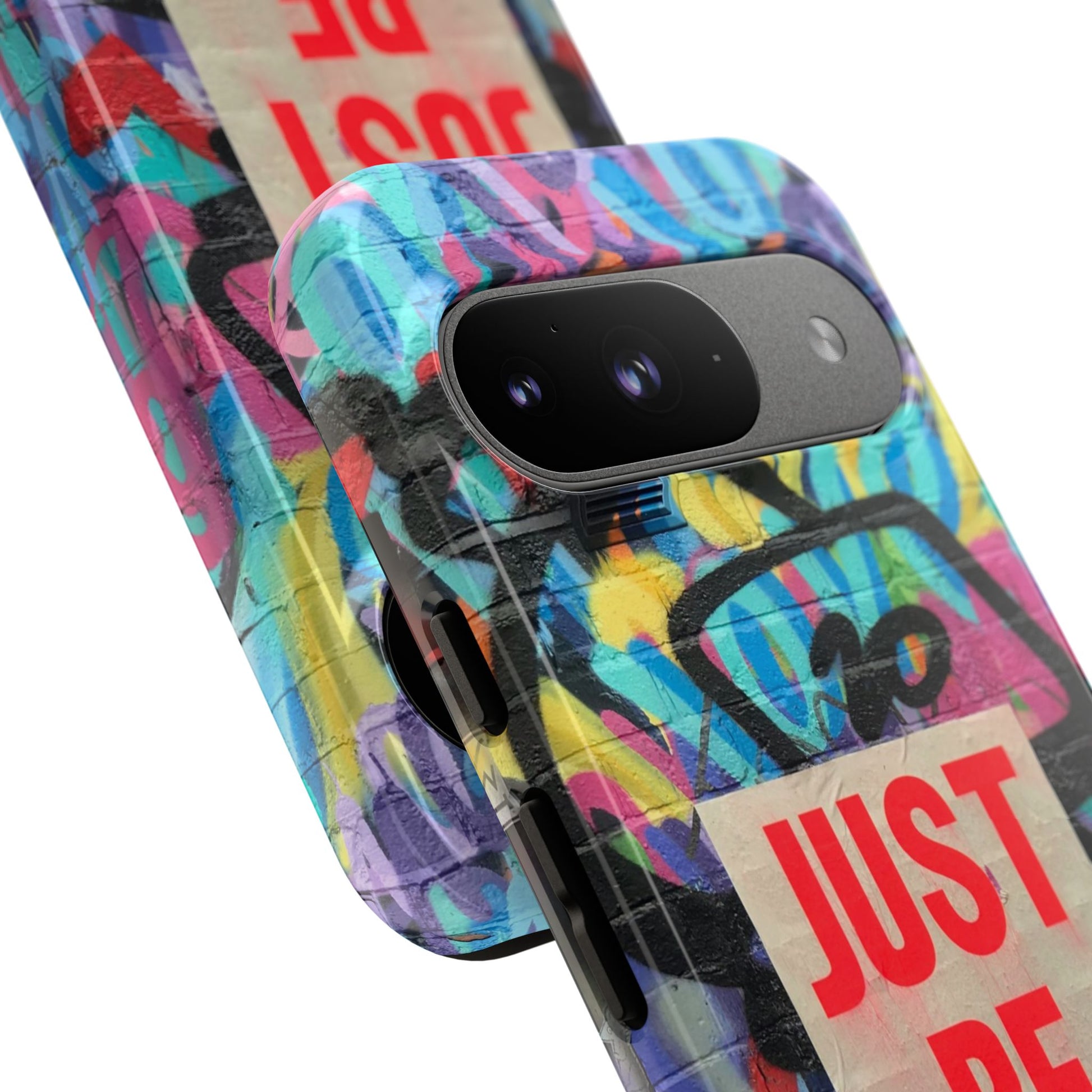 Colorful Phone Case - Just Be Nice Design, Motivational Gift, Phone Accessories, Unique Custom Case, Positive Vibe Tech Gear - FORMO