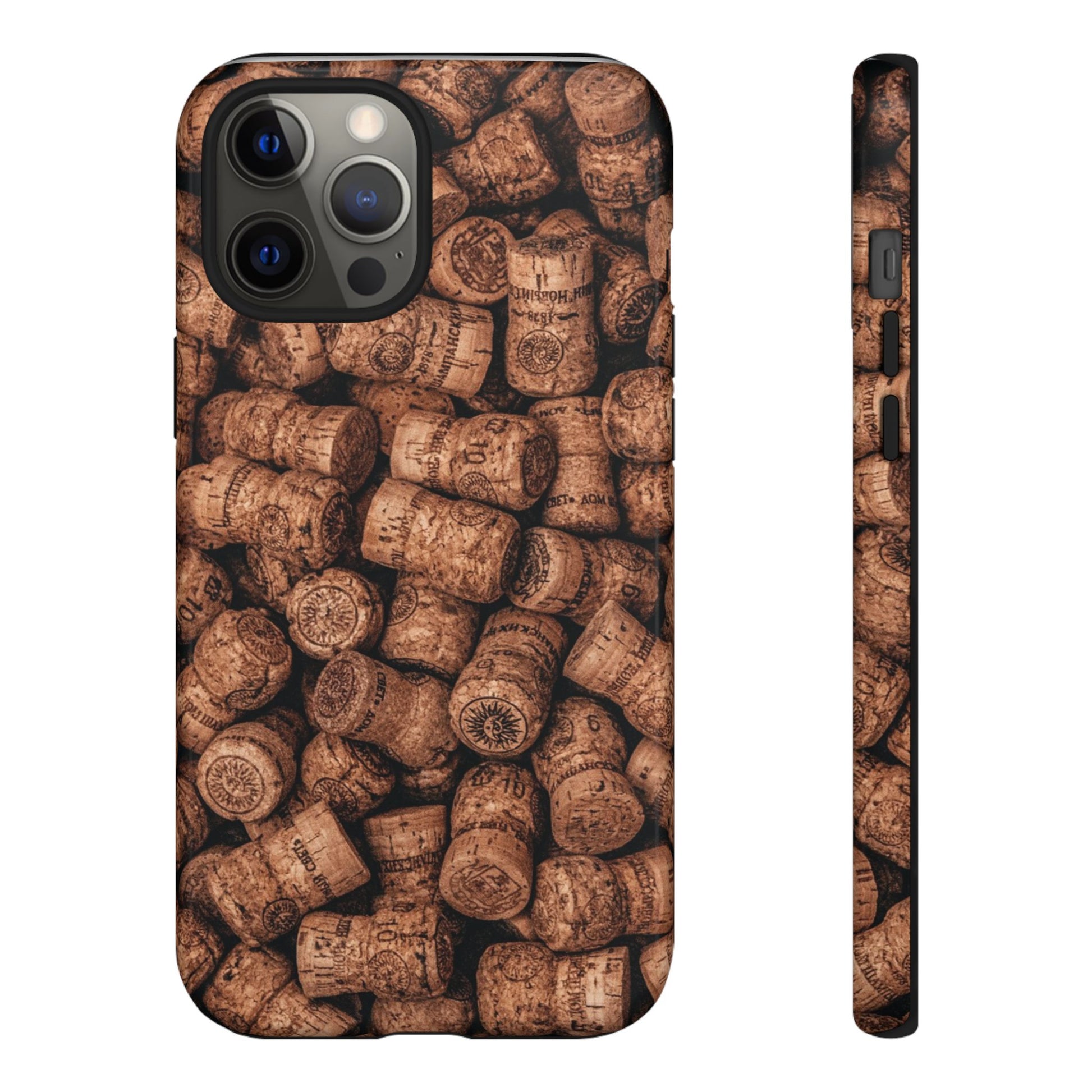 Cork Pattern Phone Case - Eco-Friendly, Vintage Style, Rustic Gifts for Wine Lovers, Housewarming, Birthday, Unique Gift - FORMO